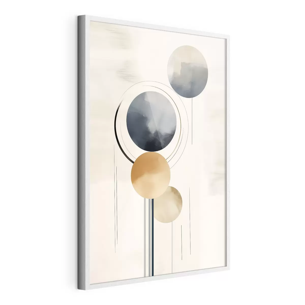 Poster Abstraction avec des sphères f47100