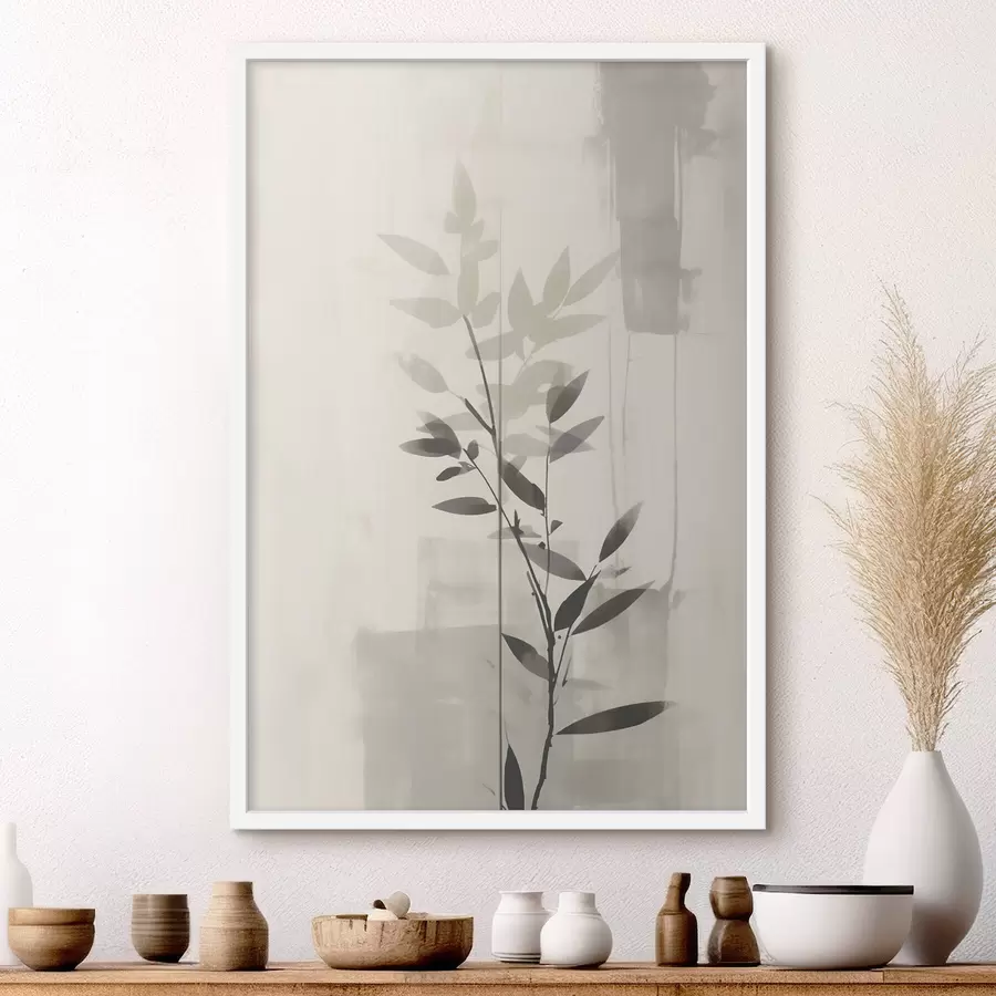 Papier peint Branches de feuilles abstraites f47102