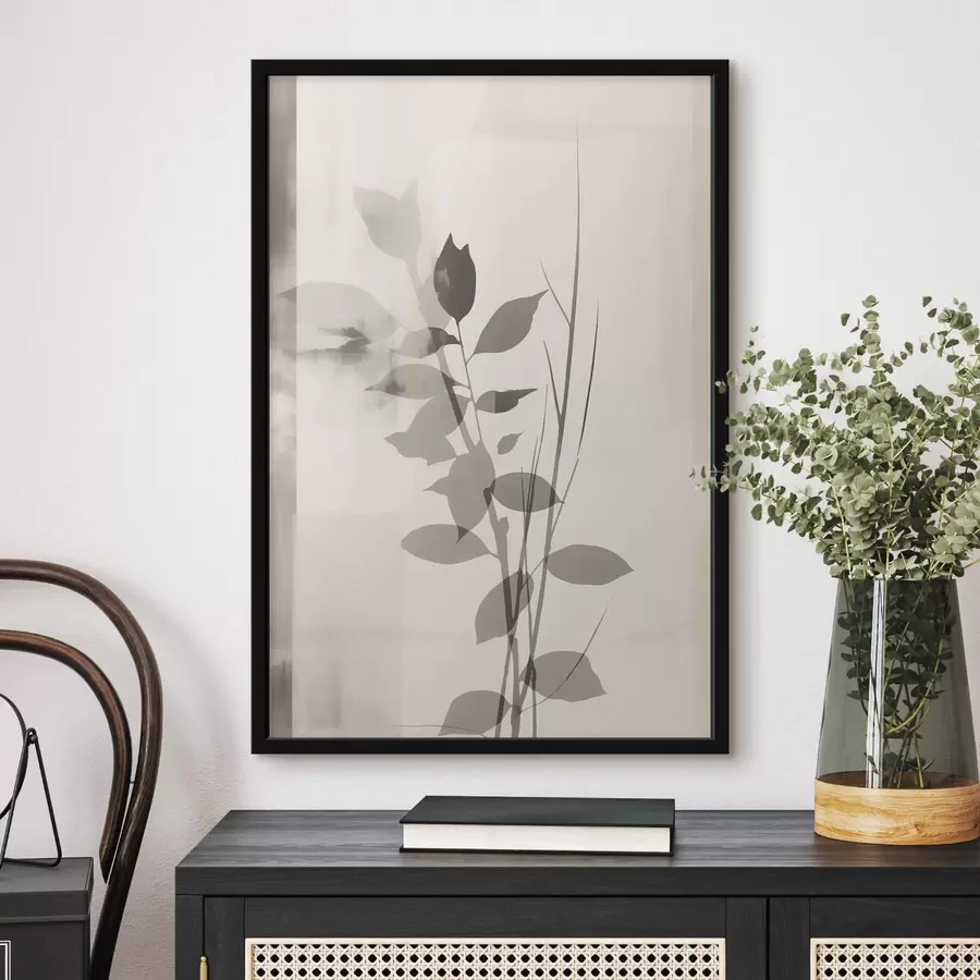 Papier peint Branches de feuilles abstraites f47103