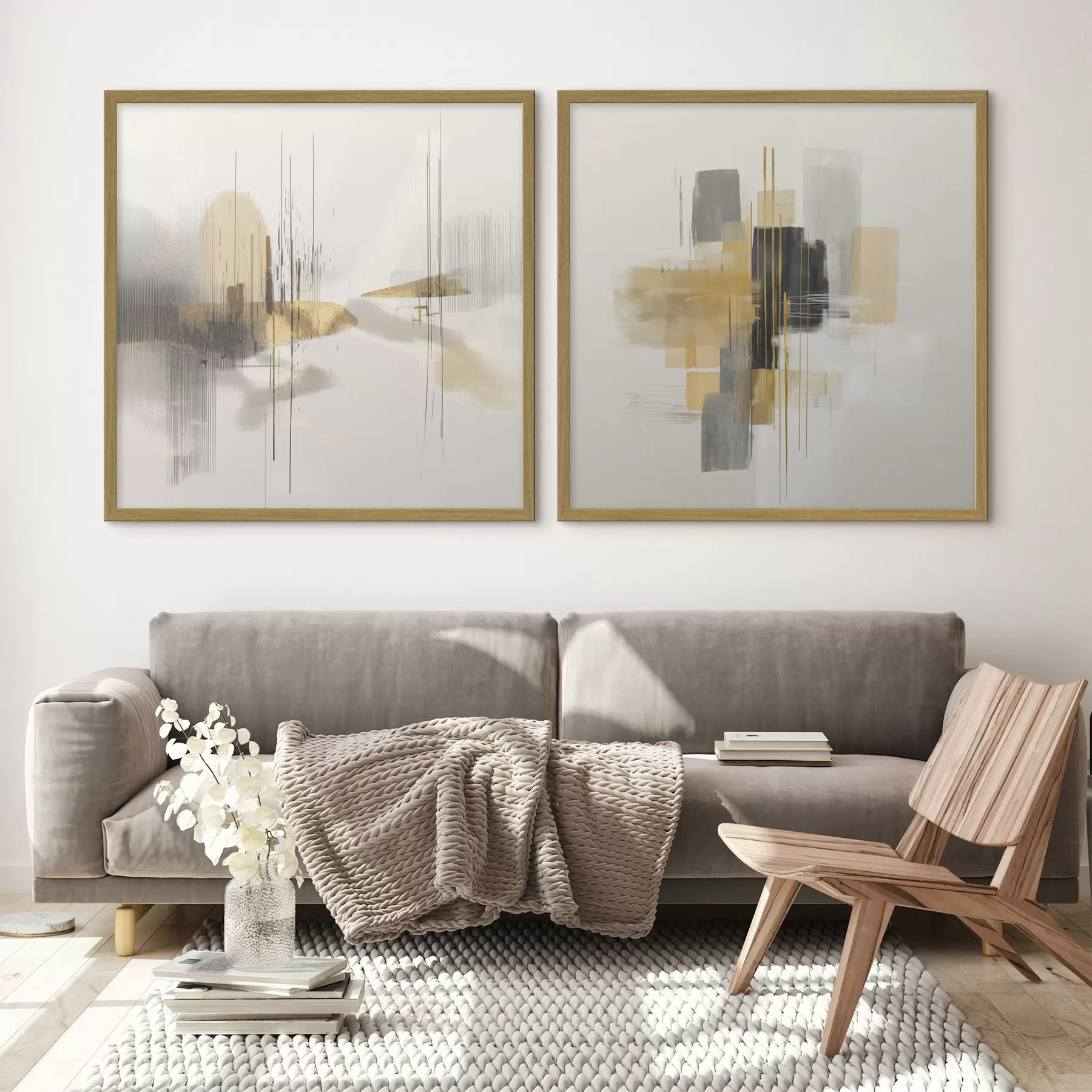 Papier peint Composition artistique avec éléments graphiques d00740