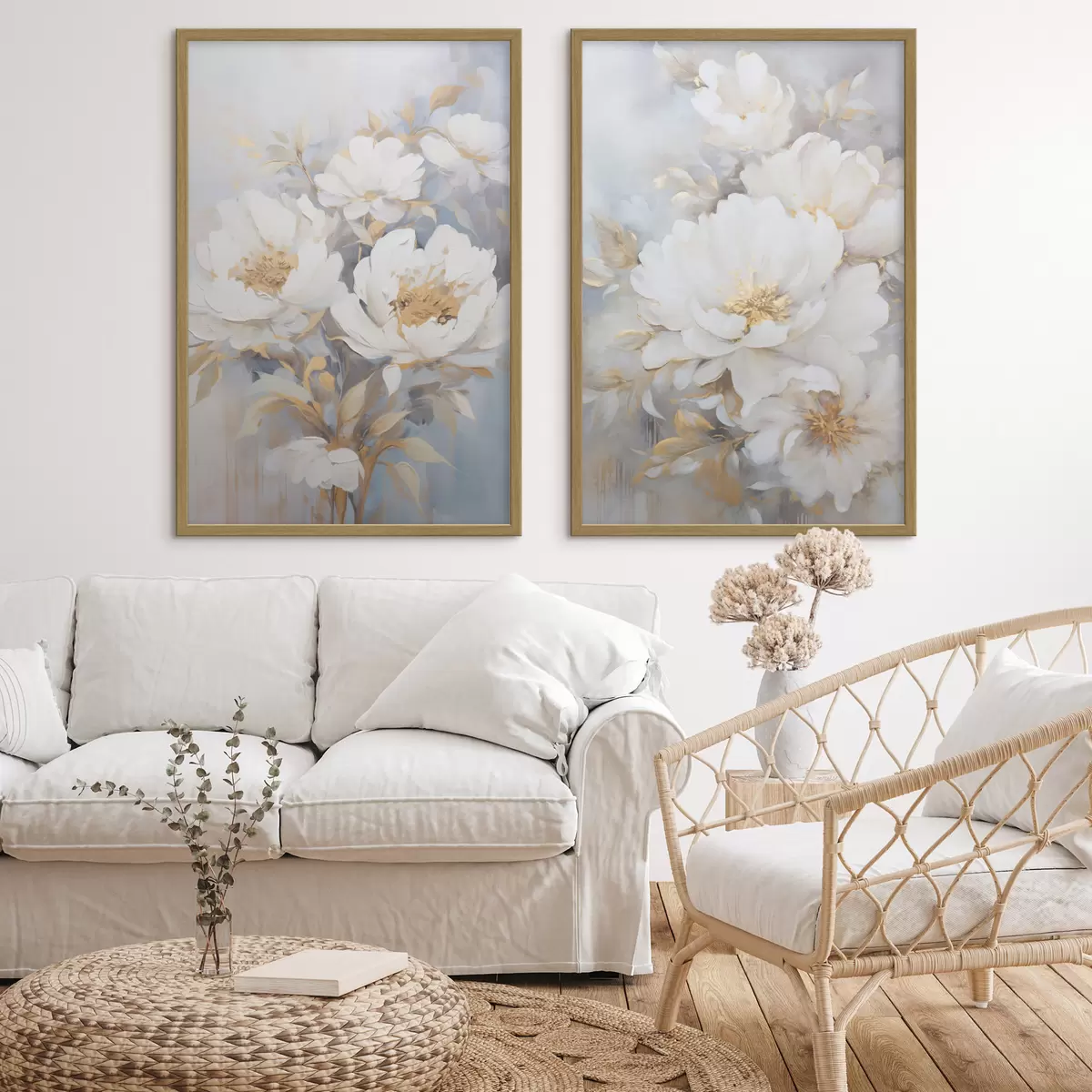 Poster Pivoines et rêve d00878