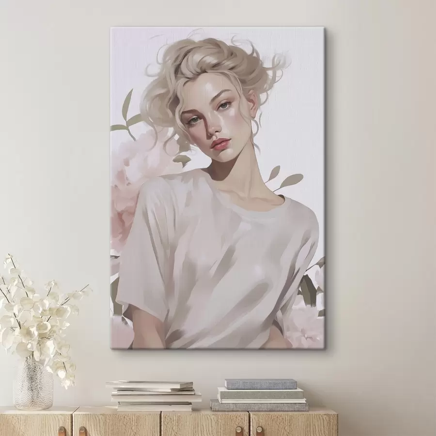 Tableau Portrait d'une jeune fille s47339