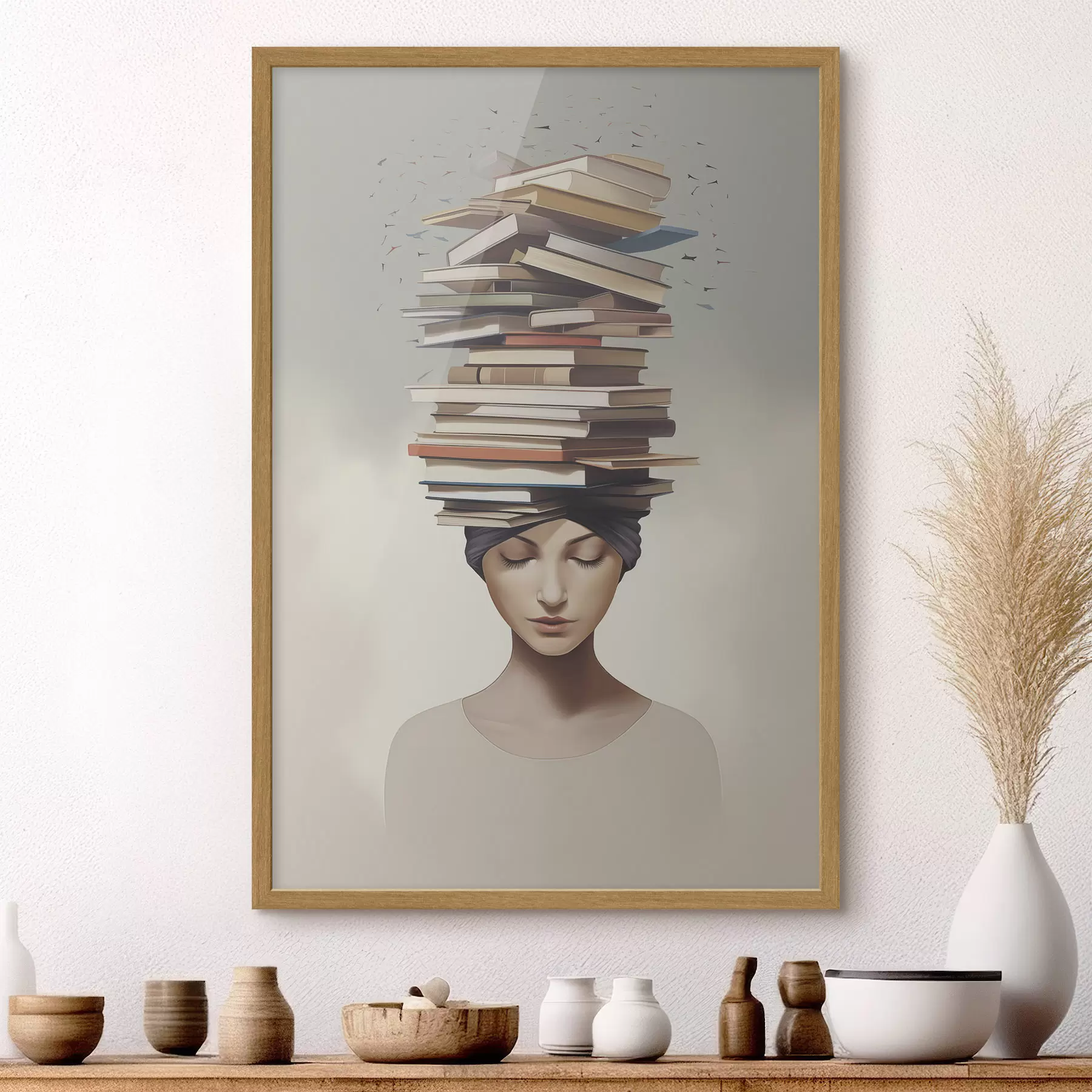 Papier peint Murmure et grâce f47333