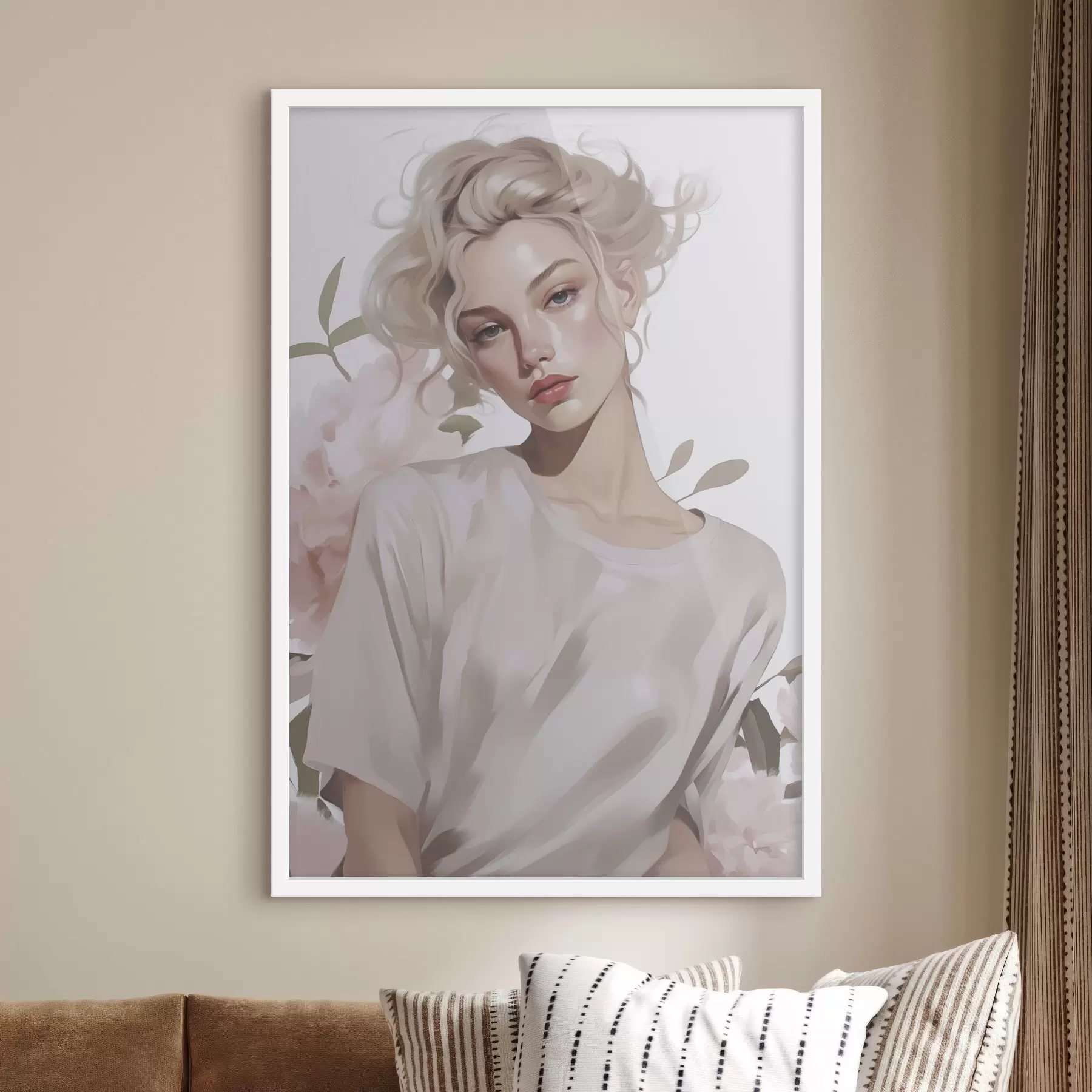 Papier peint Portrait d'une jeune fille f47339