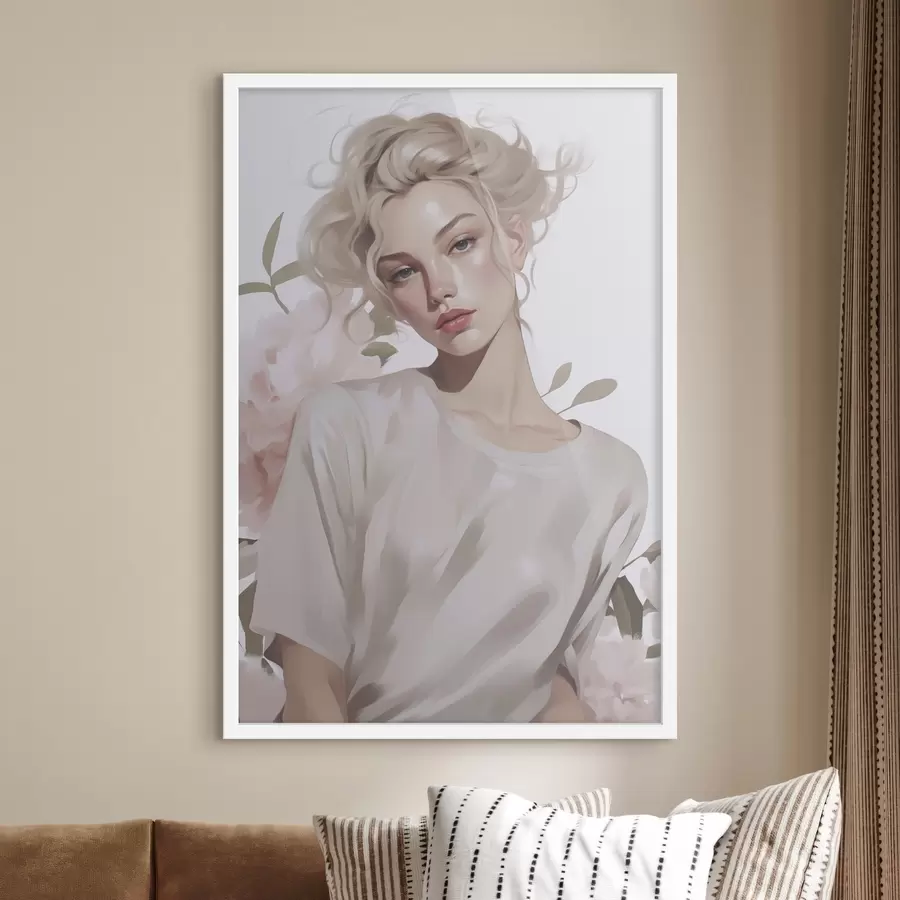 Papier peint Portrait d'une jeune fille f47339