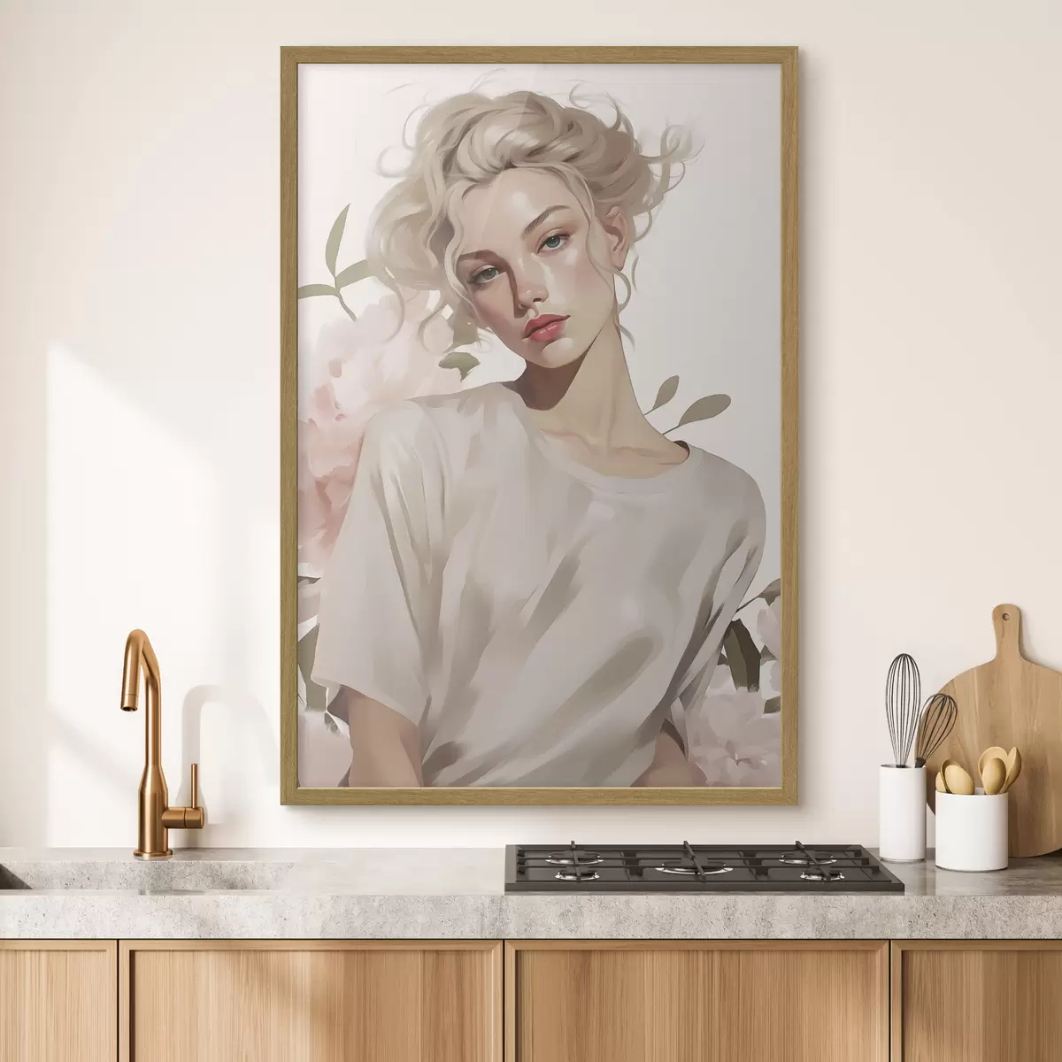 Poster Portrait d'une jeune fille f47339