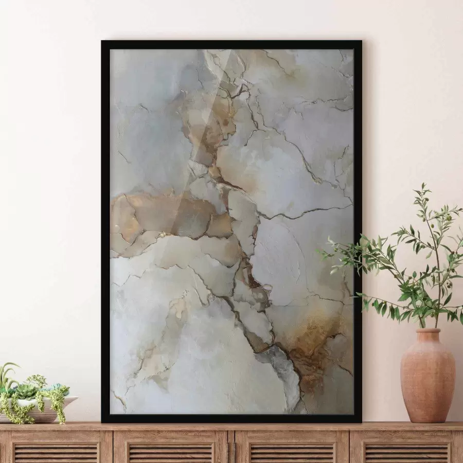 Papier peint imitation de texture abstraite avec des fissures f47117