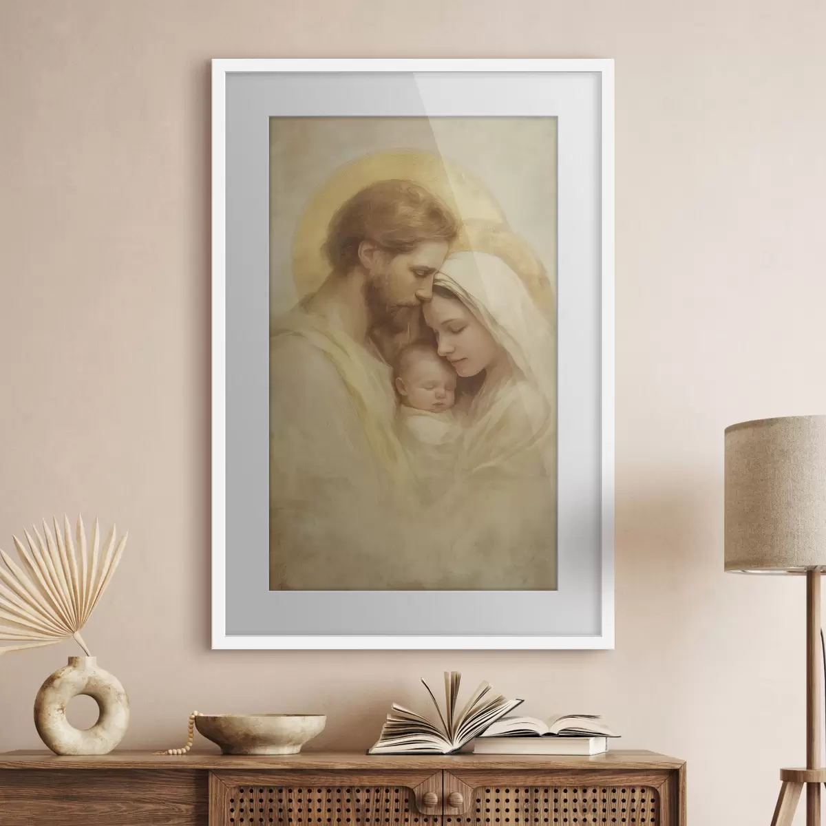 Poster Étreinte de la Sainte Famille f47141