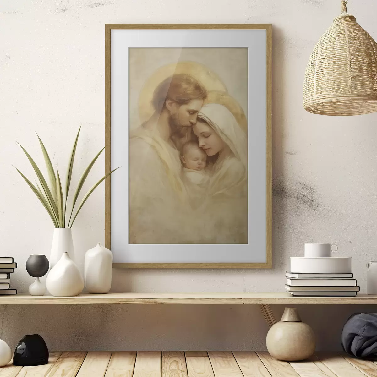 Poster Étreinte de la Sainte Famille f47141
