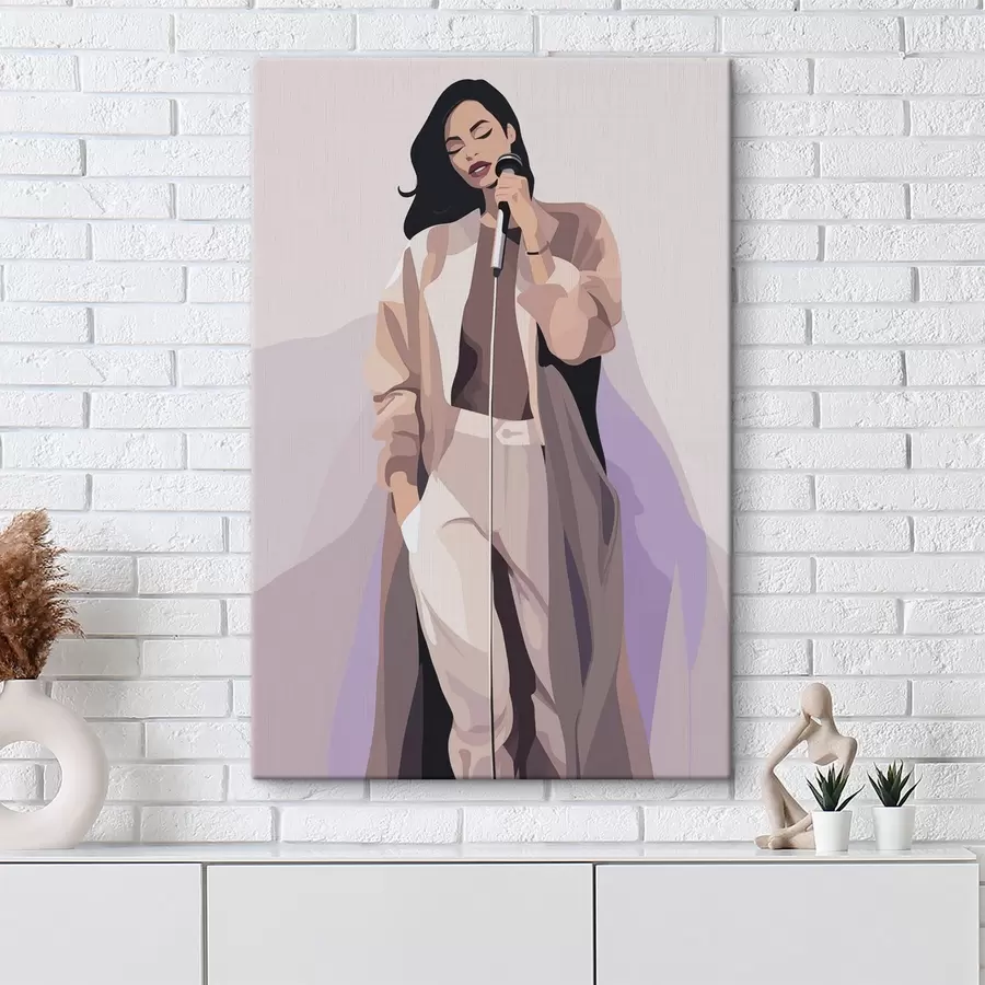 Tableau Chanteur s47408