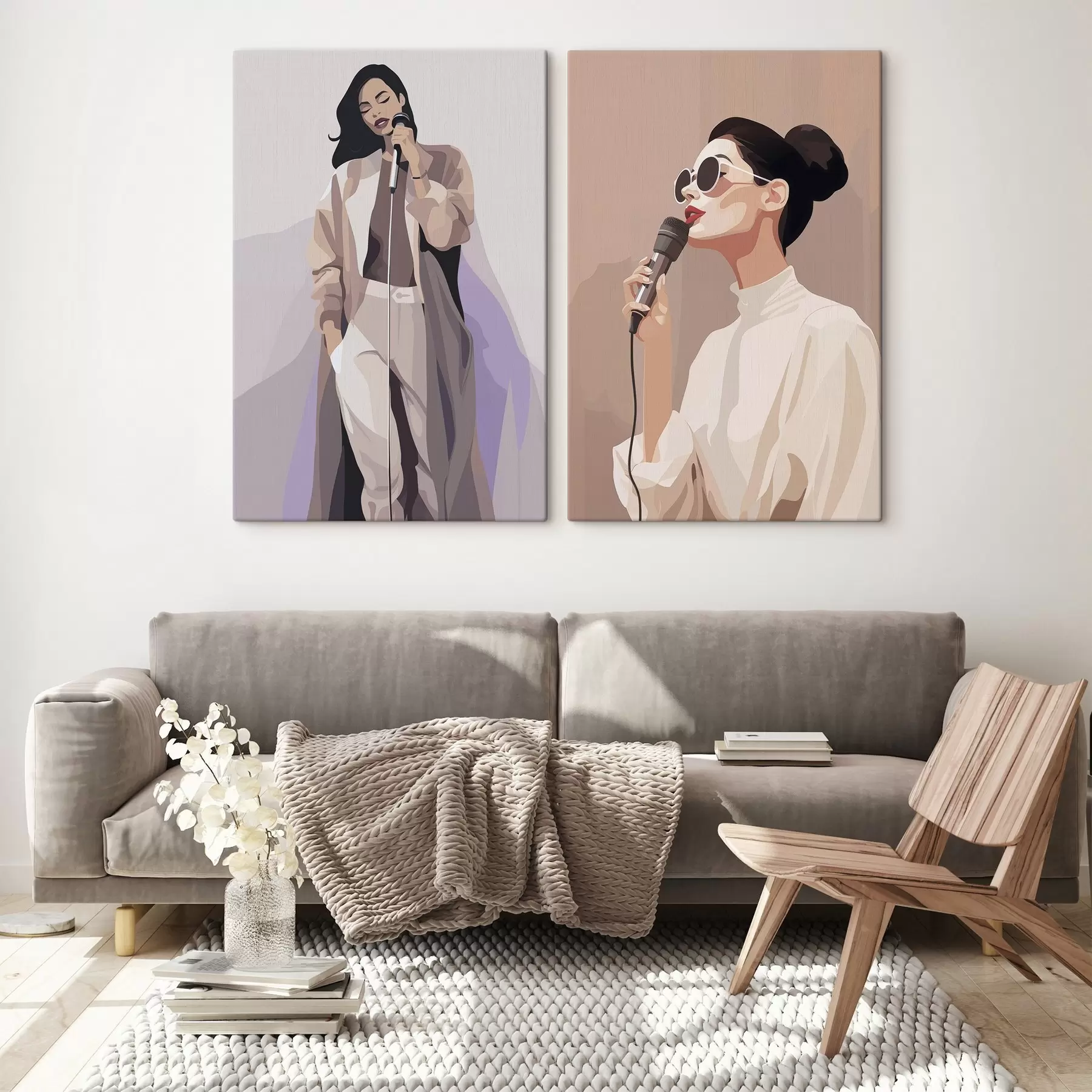 Tableau Chanteur m01191