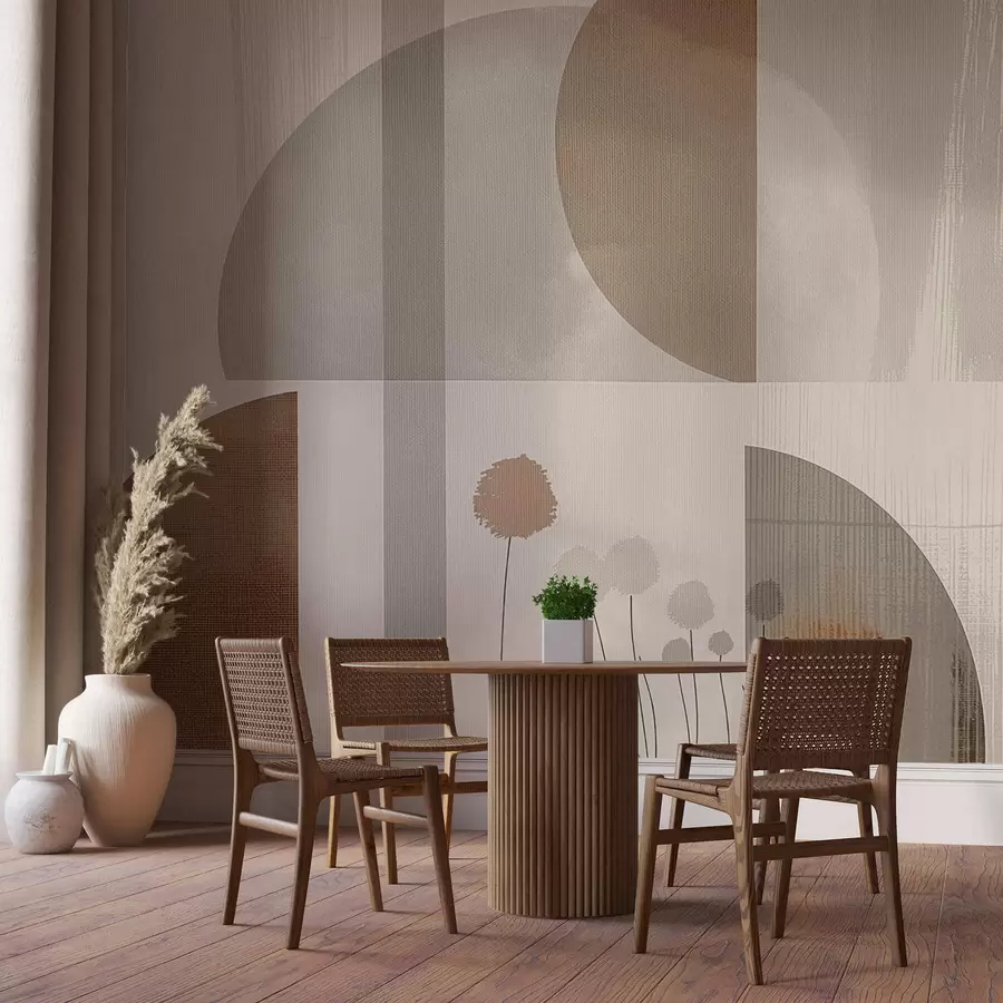 Papier peint Fleurs et texture w09627