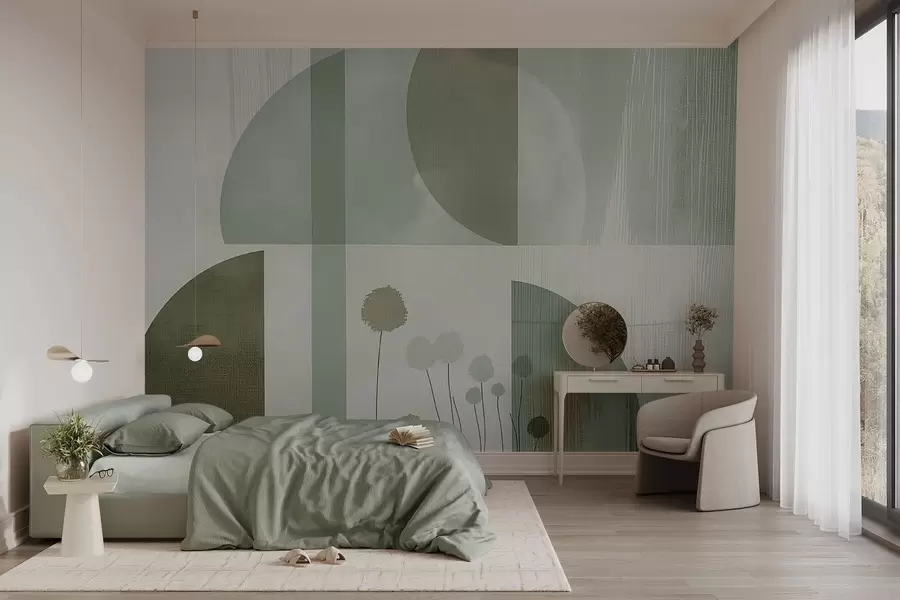 Papier peint Fleurs et texture w09627v2