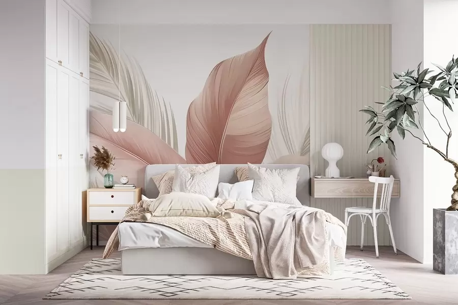 Papier peint Feuilles pointues, fougère w04918