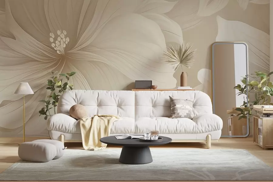 Papier peint Fleurs fantastiques w04989