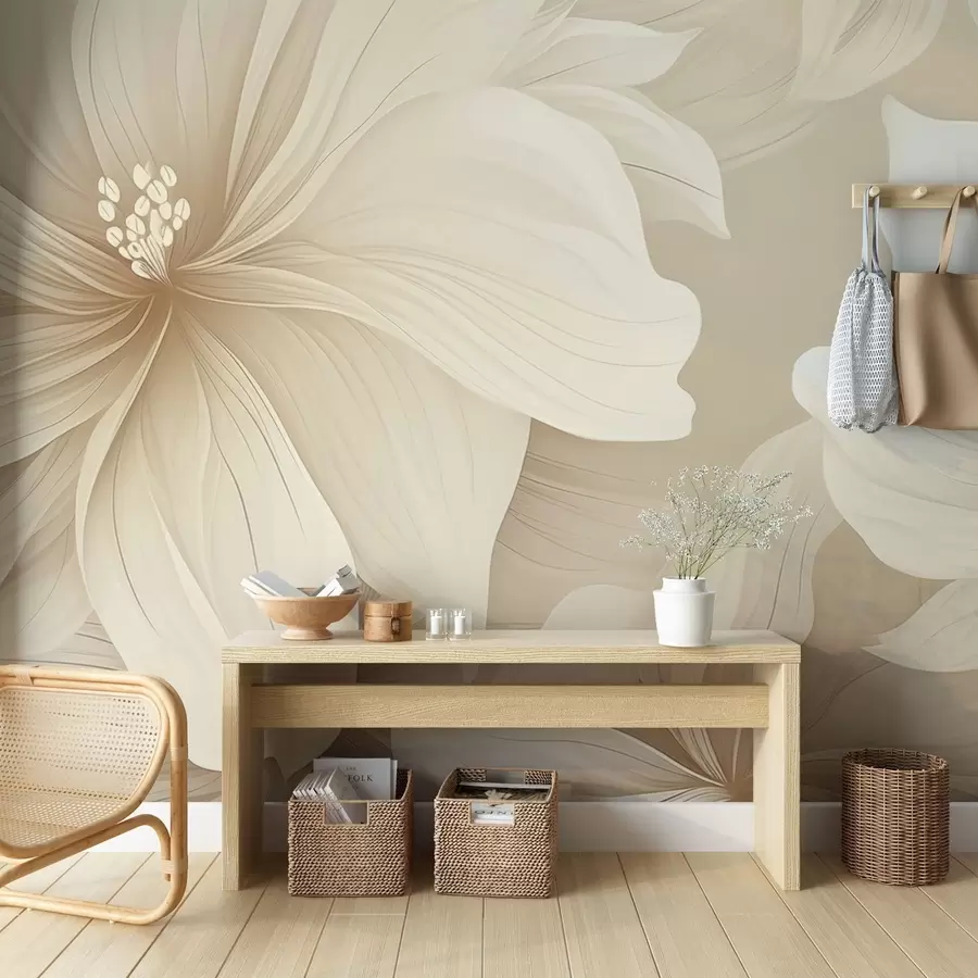 Papier peint Fleurs fantastiques w04989