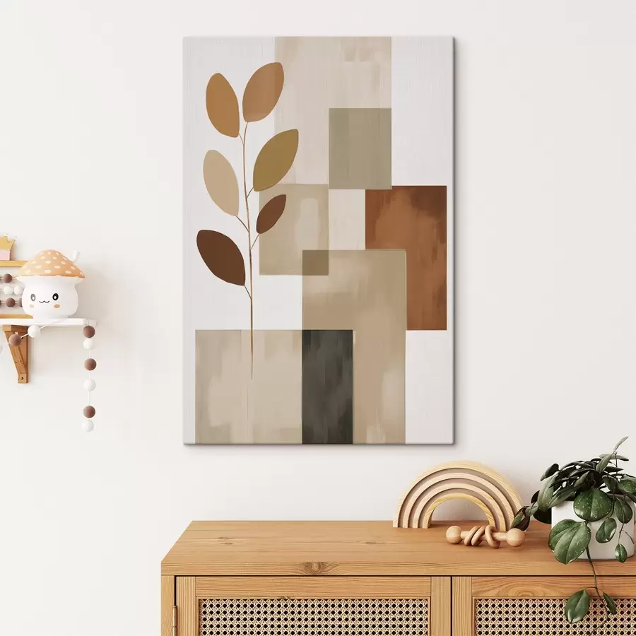 Tableau Abstraction imitation de la peinture s47485