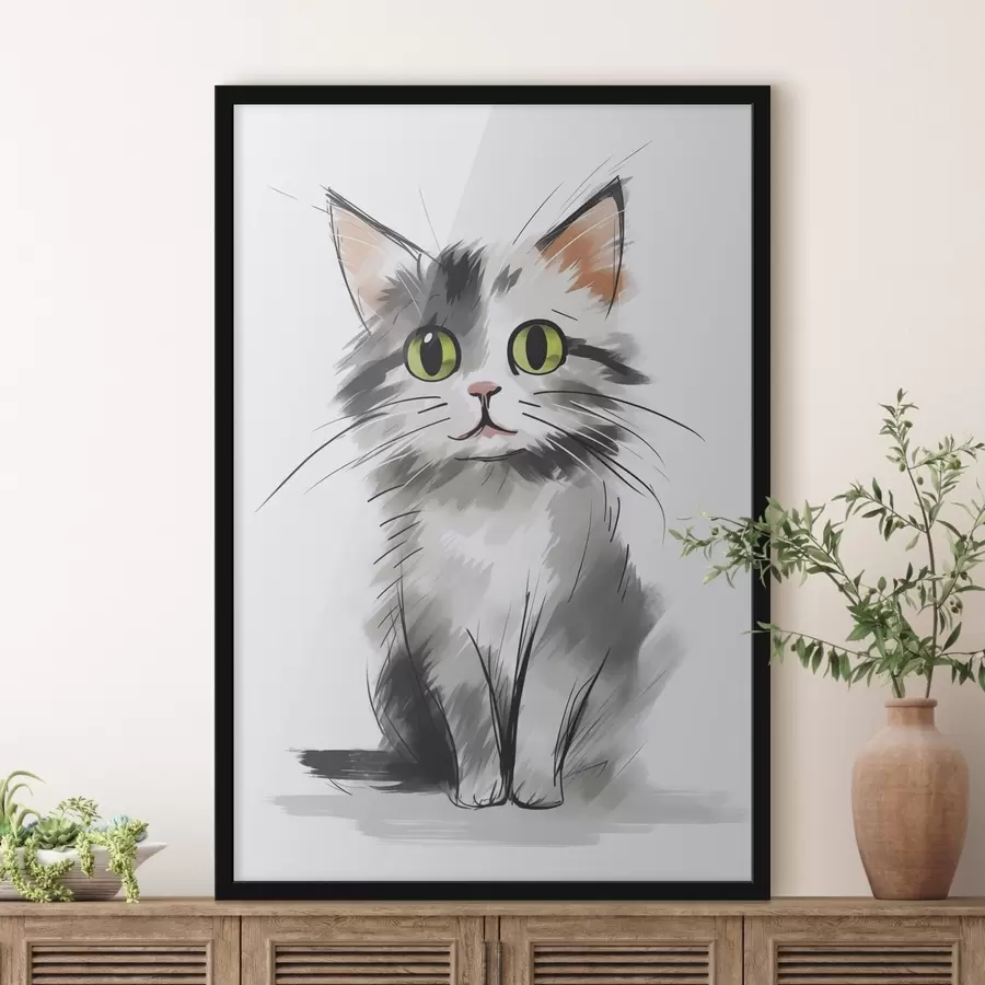 Papier peint Chaton mignon f47487