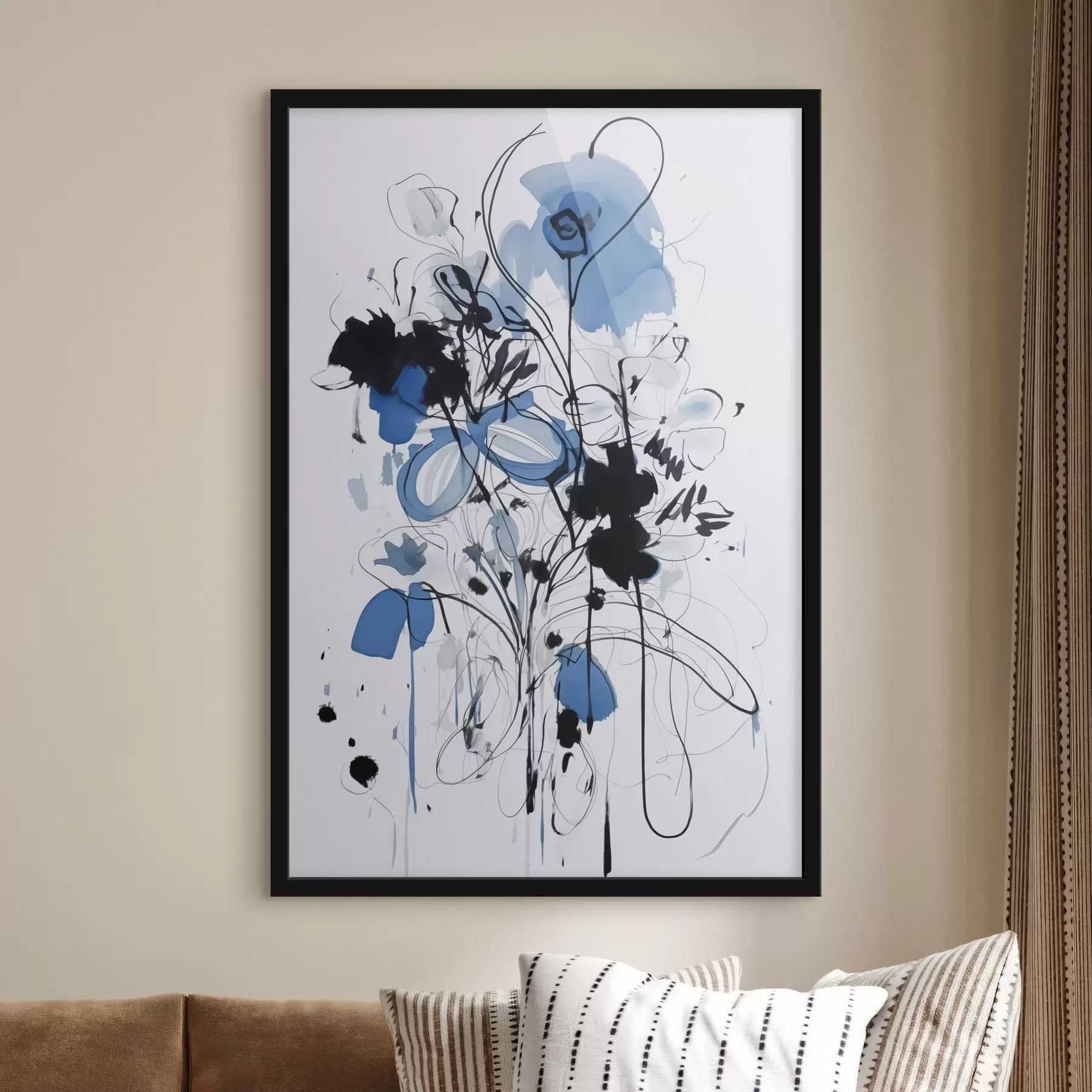 Papier peint Abstraction avec des taches f47490