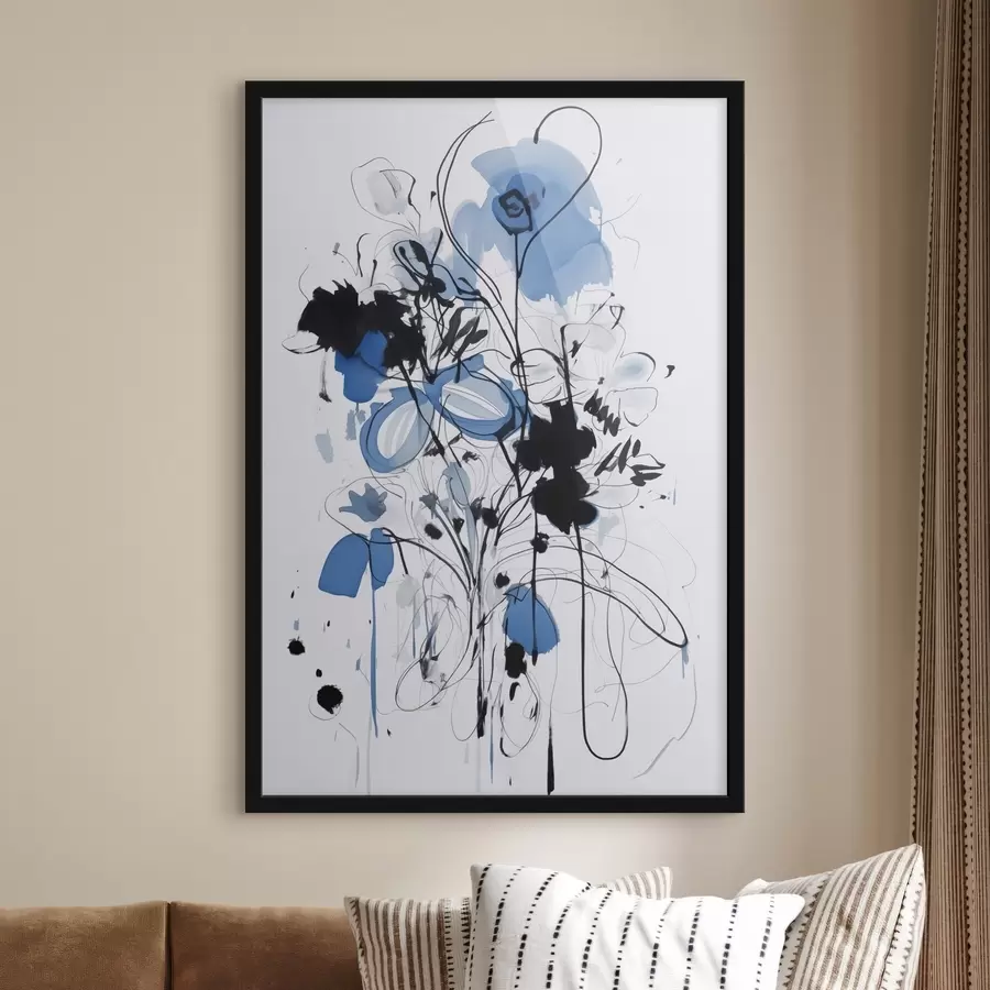 Papier peint Abstraction avec des taches f47490