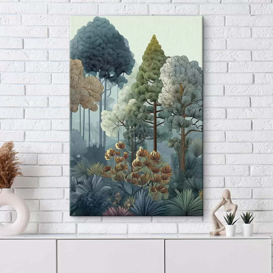 Tableau Diversité des plantes dans la forêt s47106