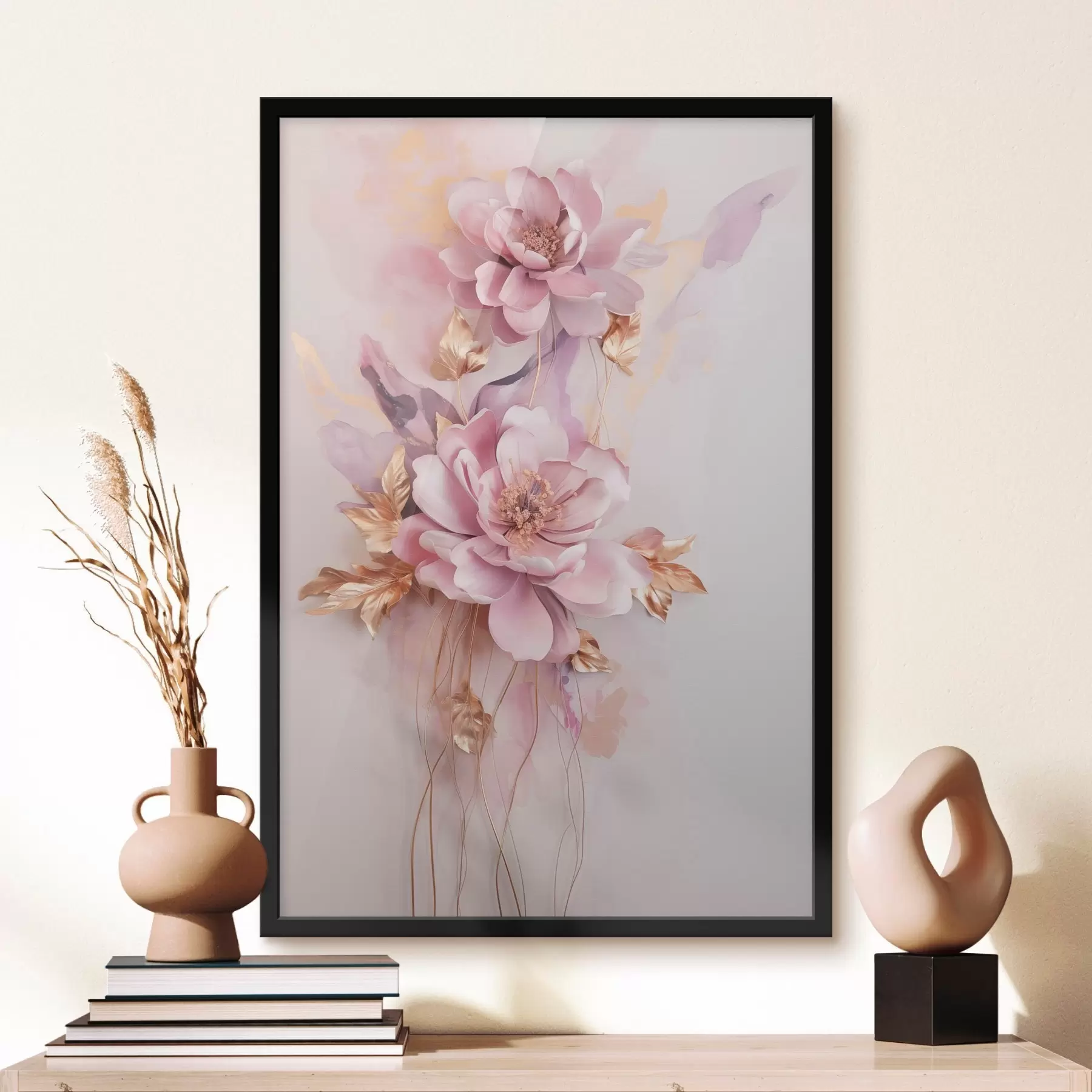 Papier peint De magnifiques fleurs abstraites f47104