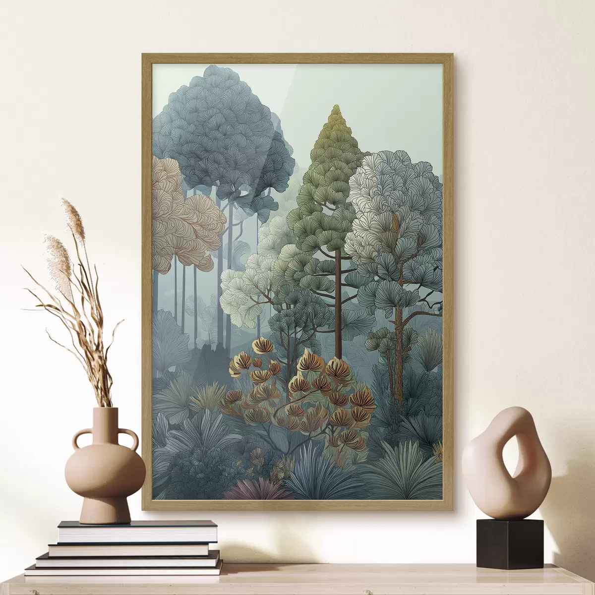 Poster Diversité des plantes dans la forêt f47106