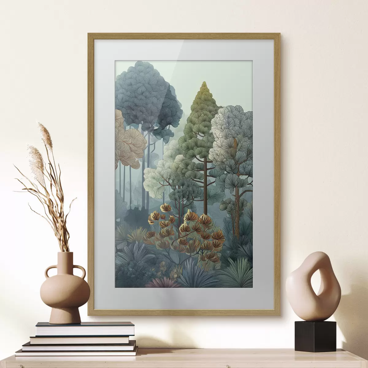 Poster Diversité des plantes dans la forêt f47106