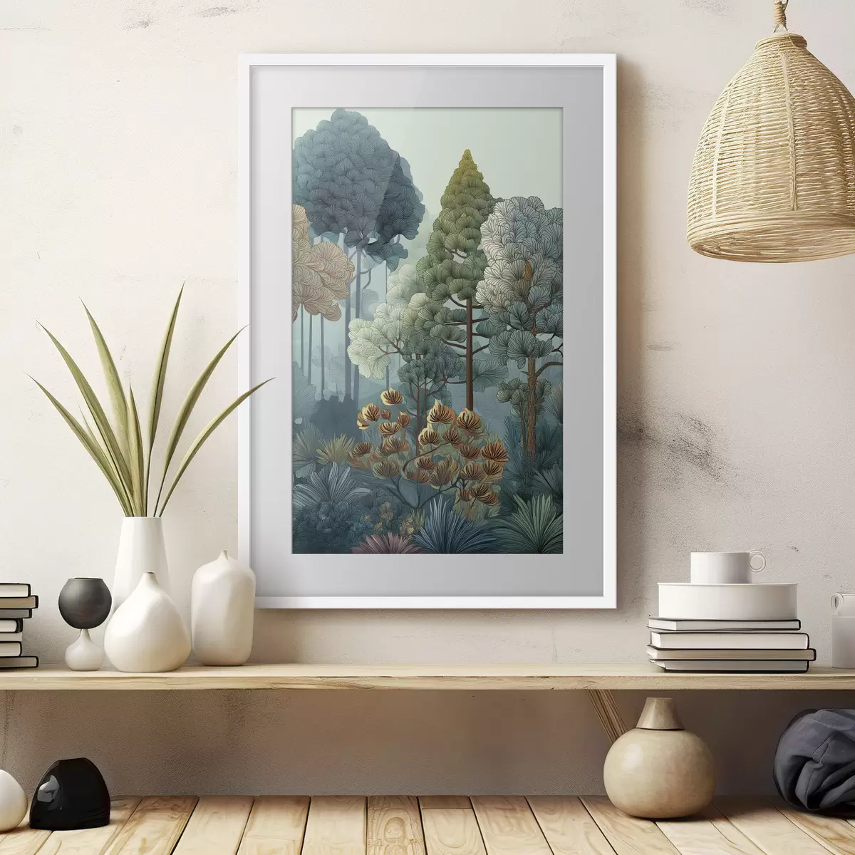 Poster Diversité des plantes dans la forêt f47106
