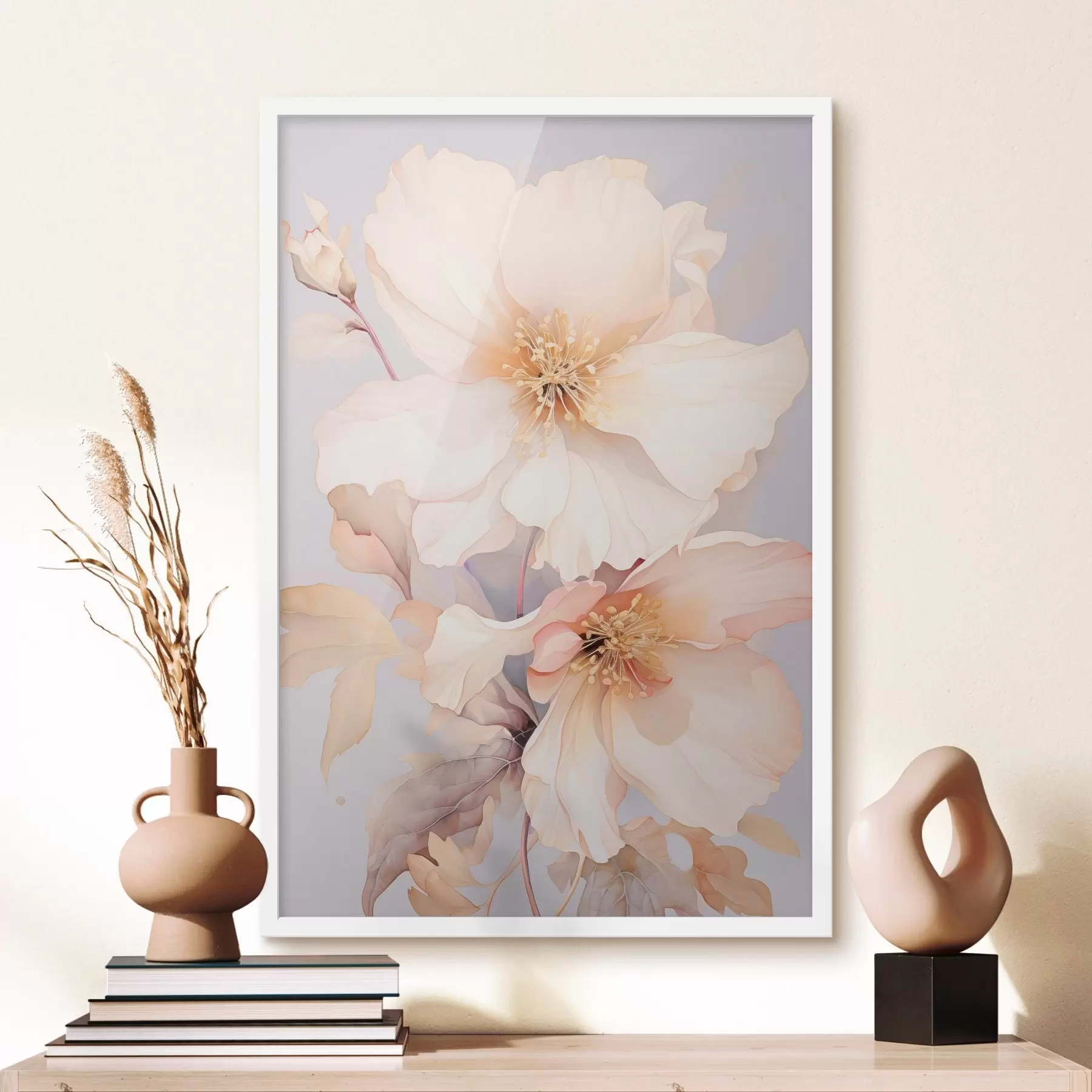 Papier peint Grande fleur abstraite f47113