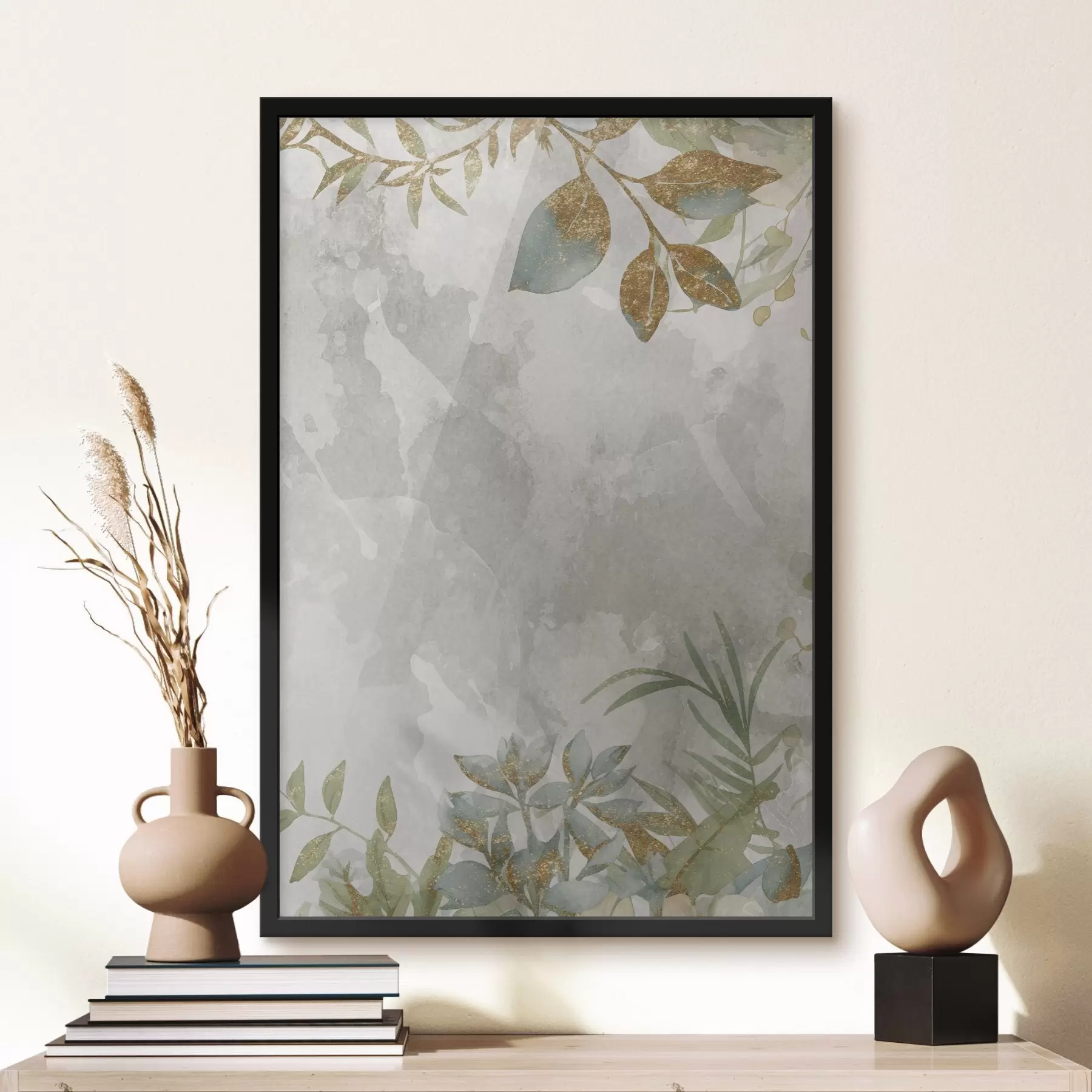 Papier peint Plantes sur fond clair f46894