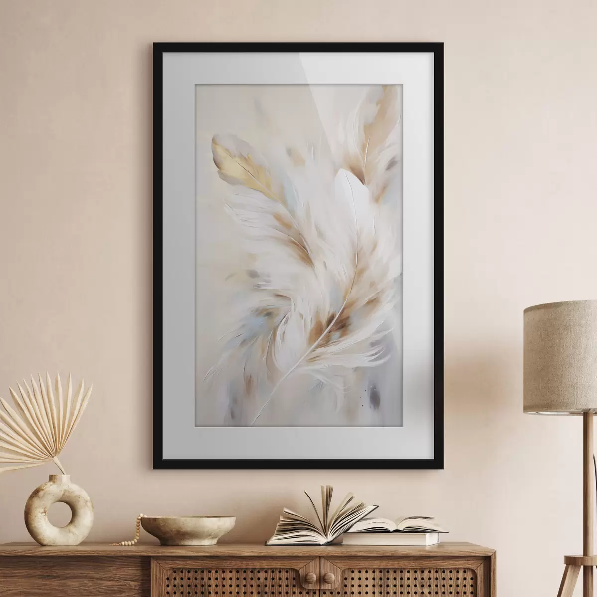 Poster Plumes et confiance f47442