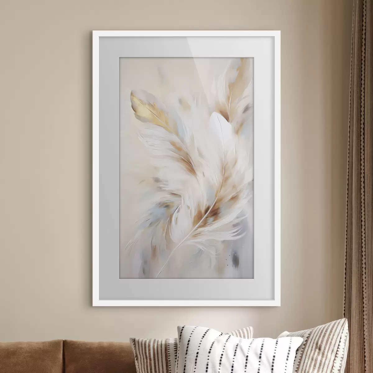 Poster Plumes et confiance f47442