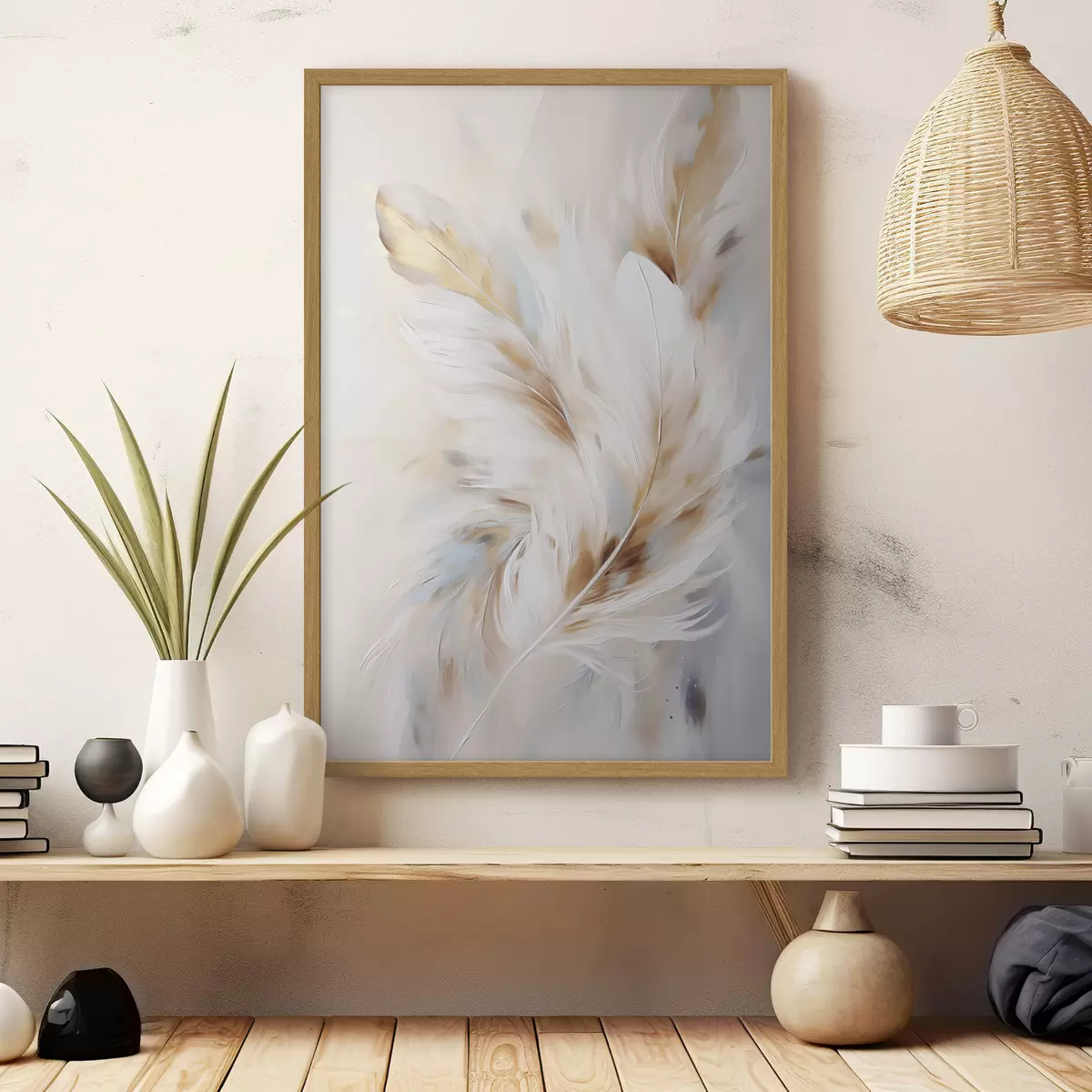 Poster Plumes et confiance f47442