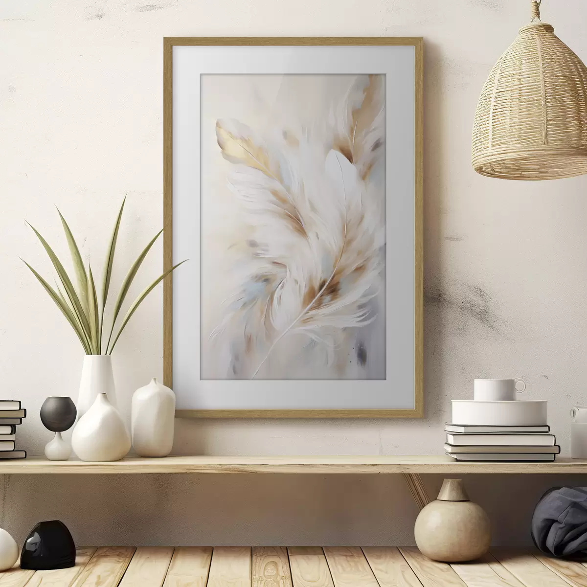 Poster Plumes et confiance f47442