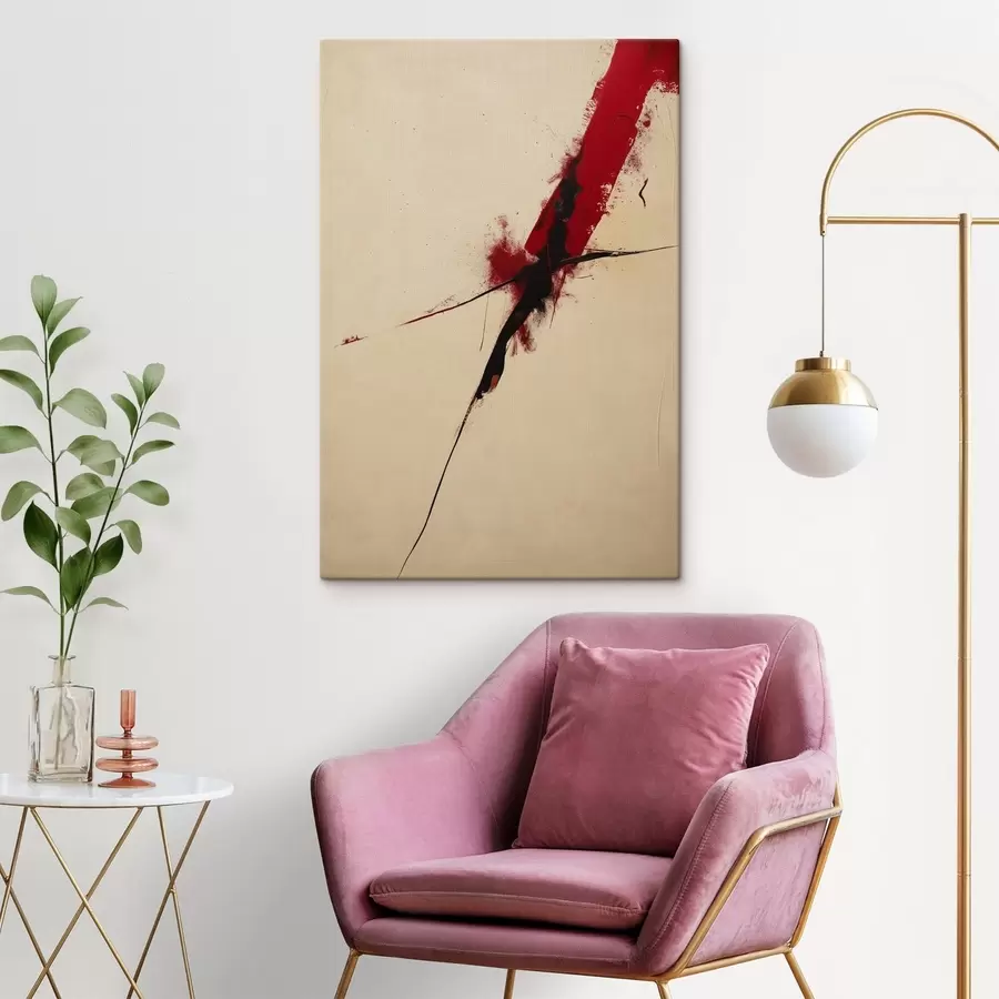 Tableau Accent rouge s47461