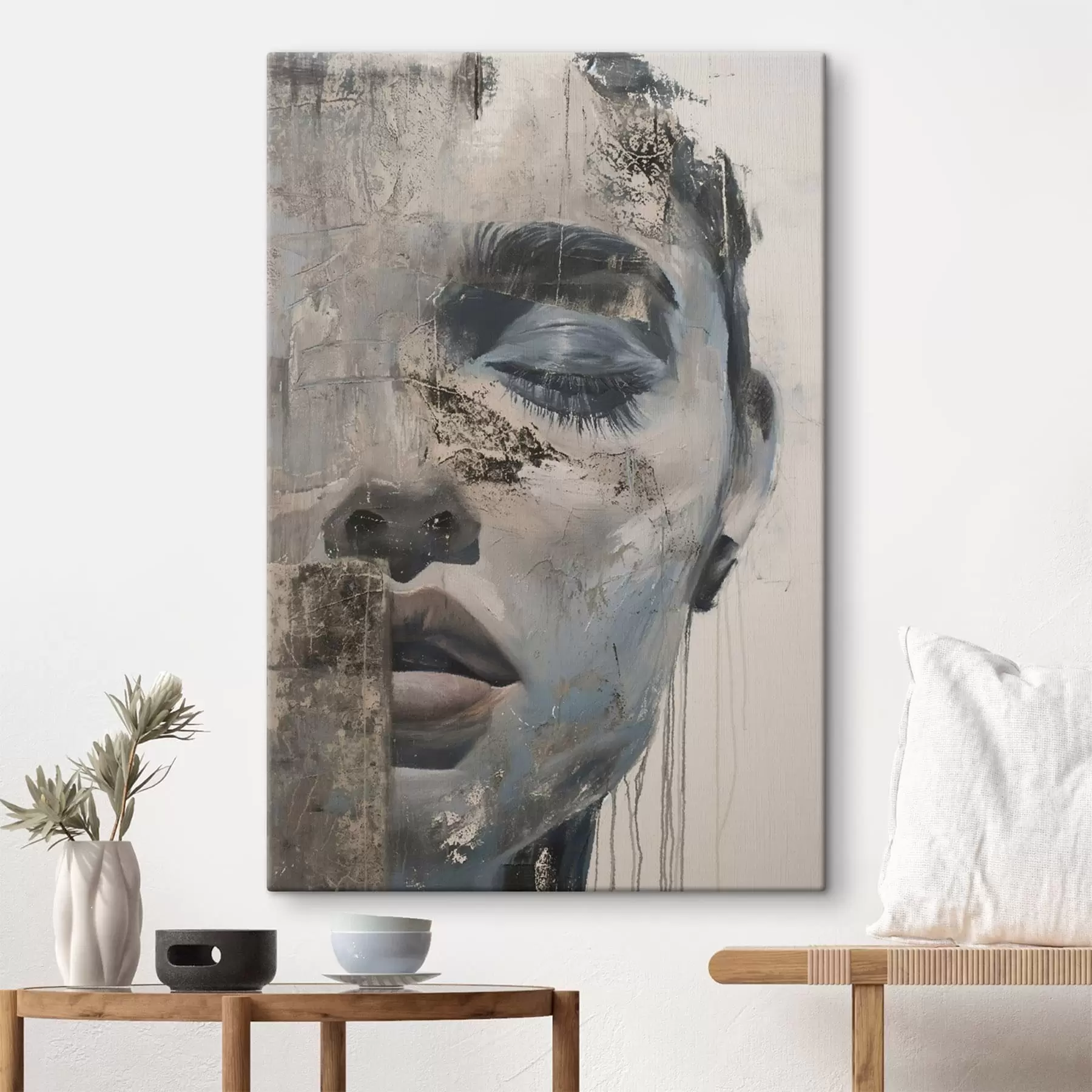 Tableau Portrait minimaliste s47481