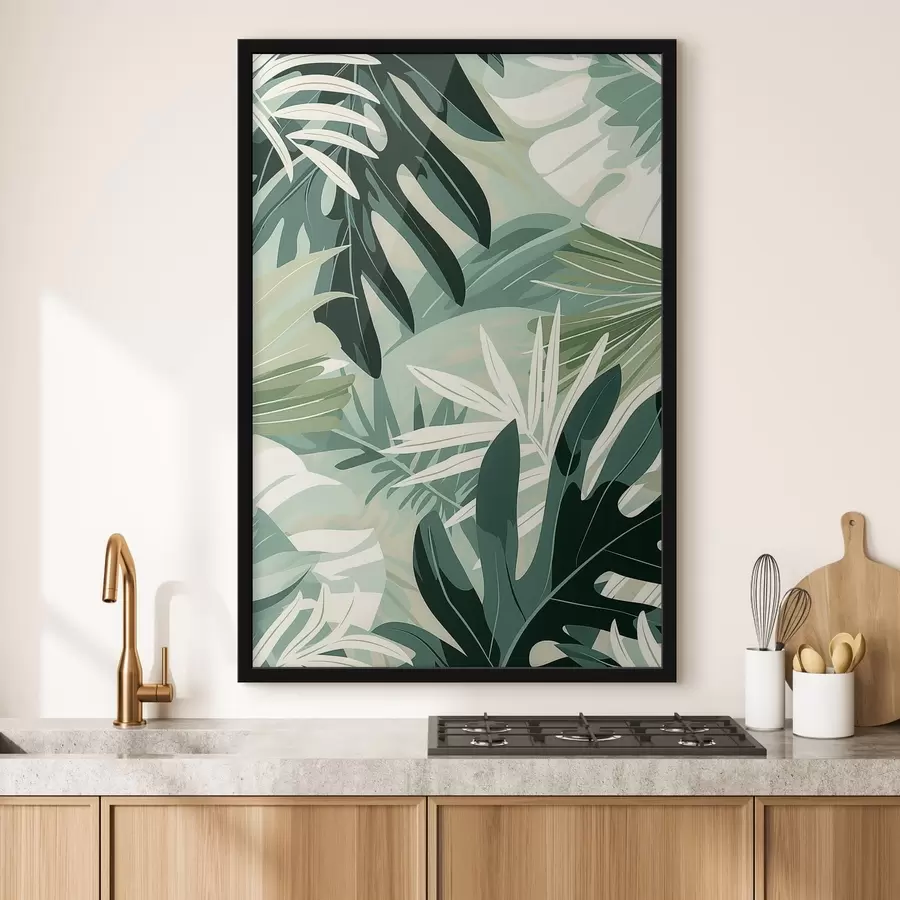 Papier peint Feuilles de palmier f47455