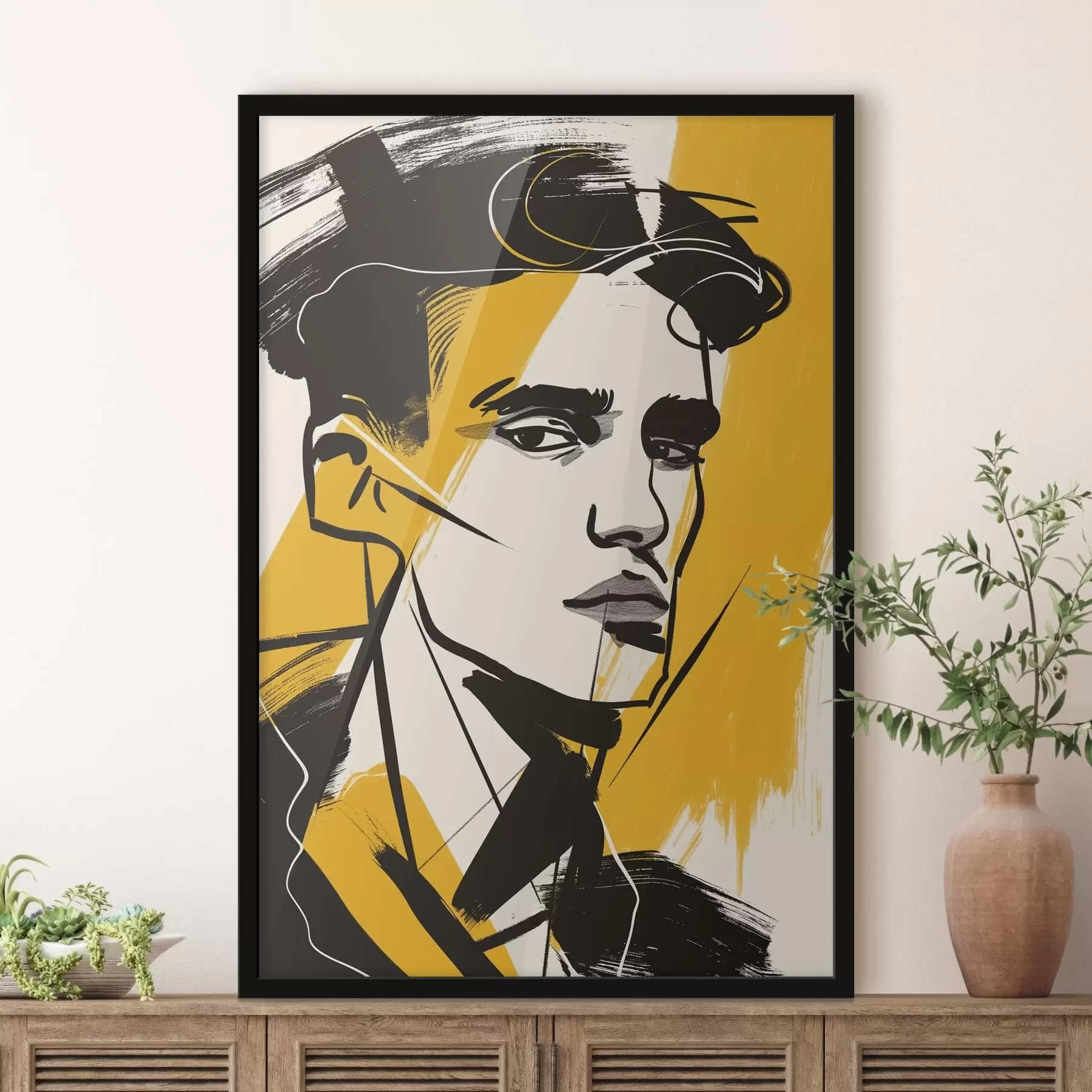 Papier peint Homme dans un graffiti f47467