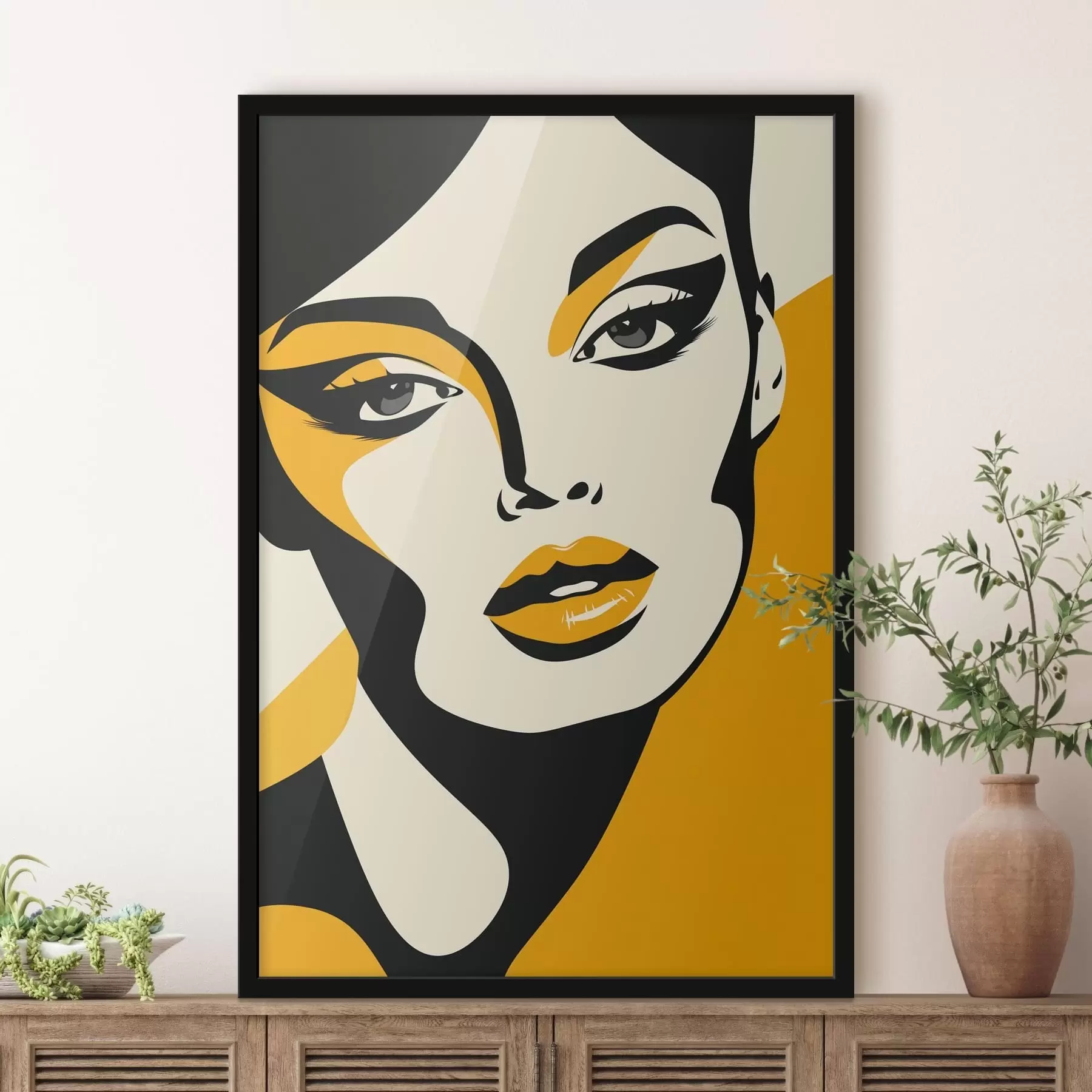 Papier peint Femme pop art f47474
