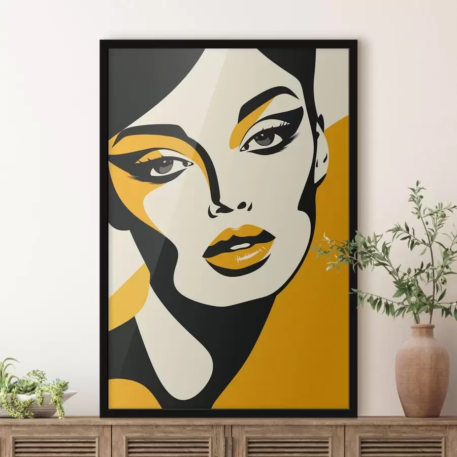 Papier peint Femme pop art f47474