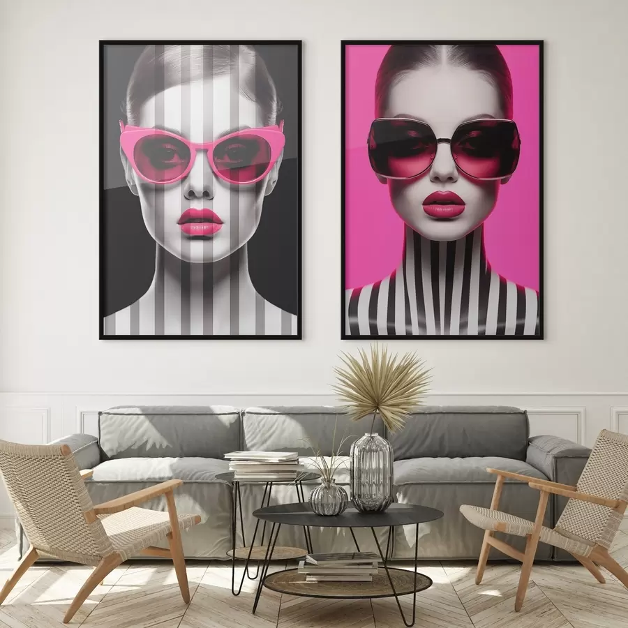 Papier peint Portraits de mode d00583