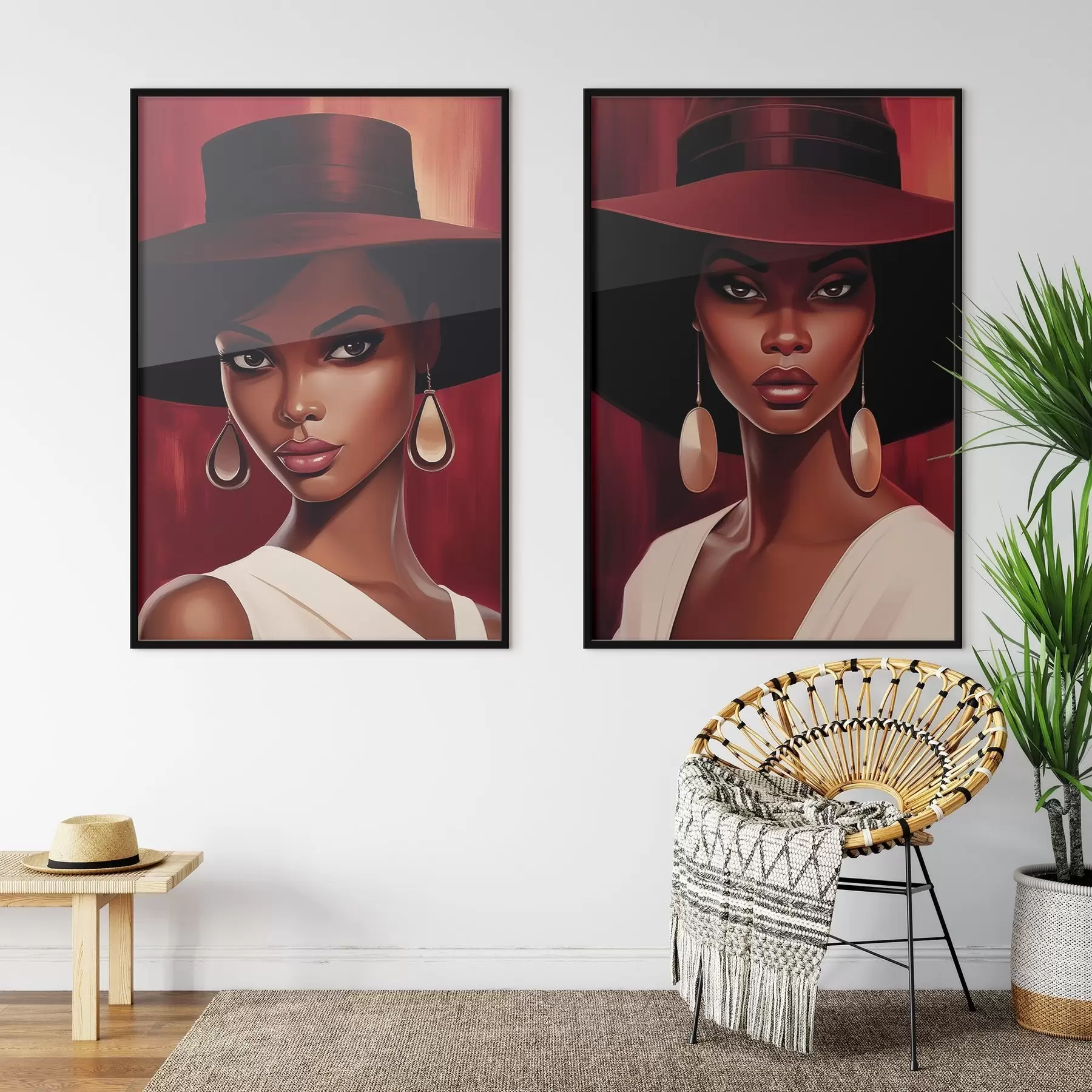 Papier peint Portraits d00585