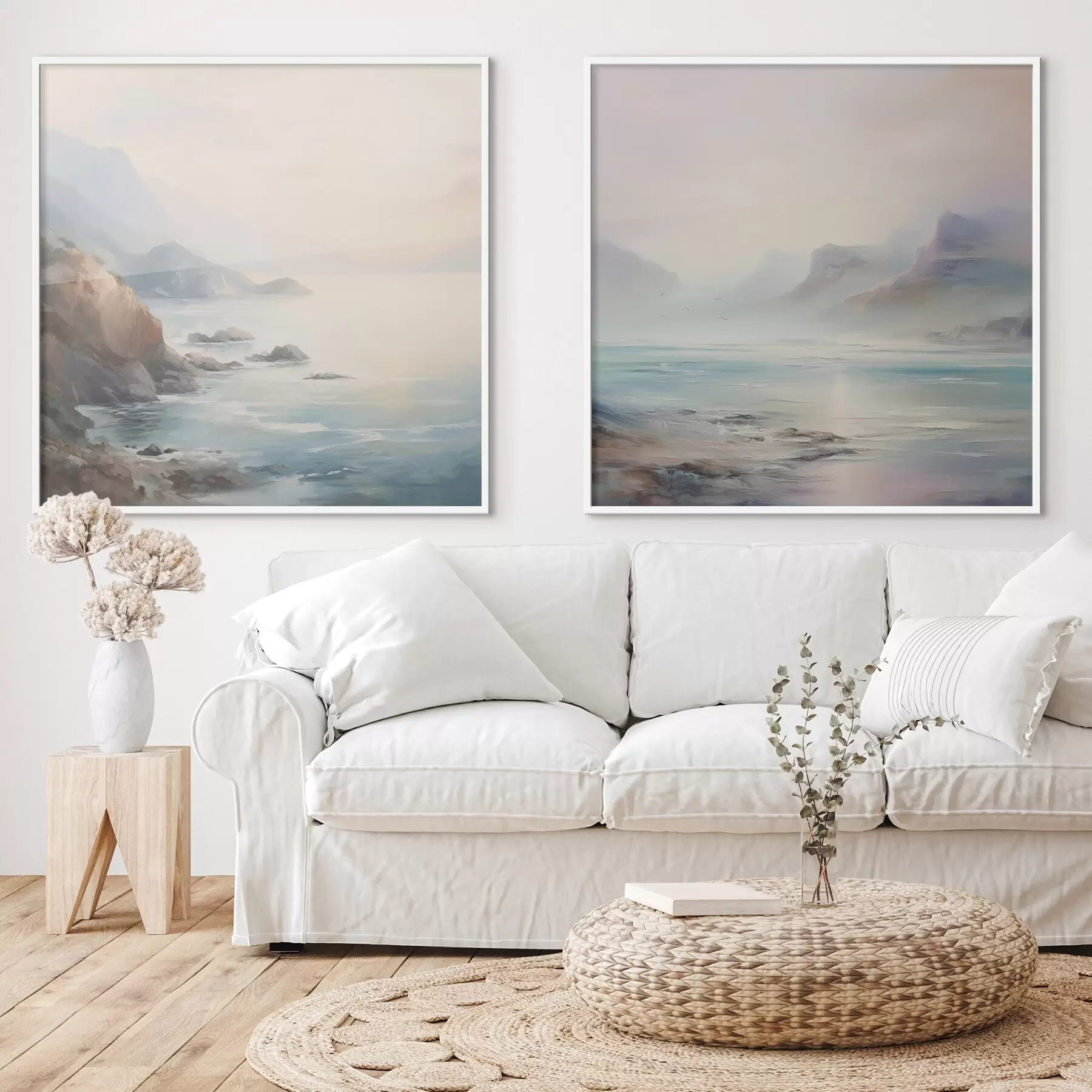 Papier peint Peinture d'imitation de lac d00589