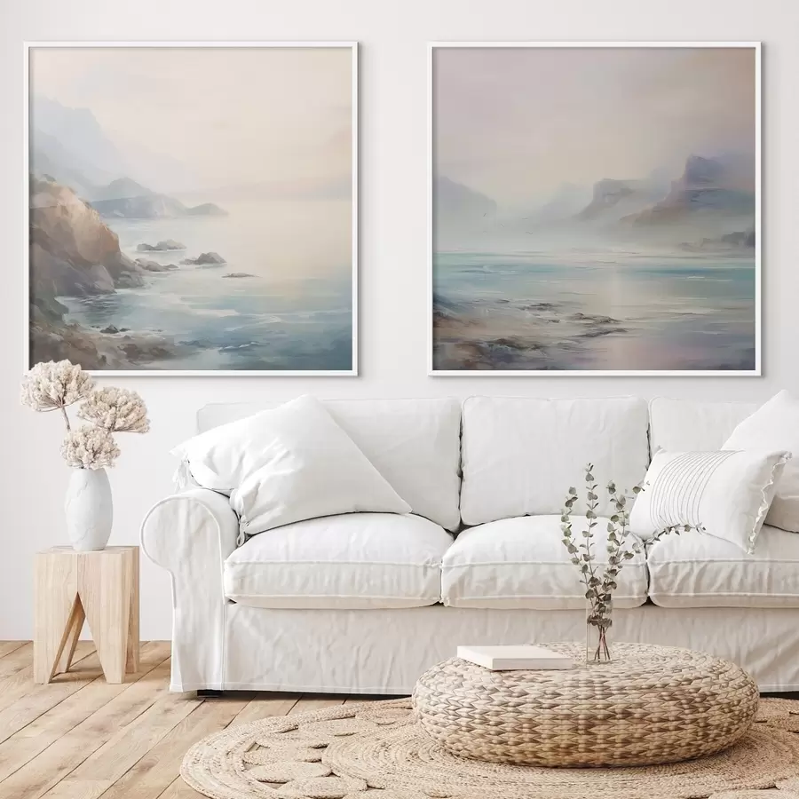 Papier peint Peinture d'imitation de lac d00589