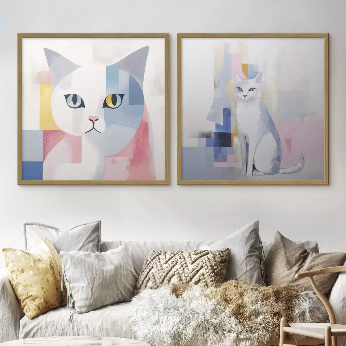 Poster Chat et harmonie d00592
