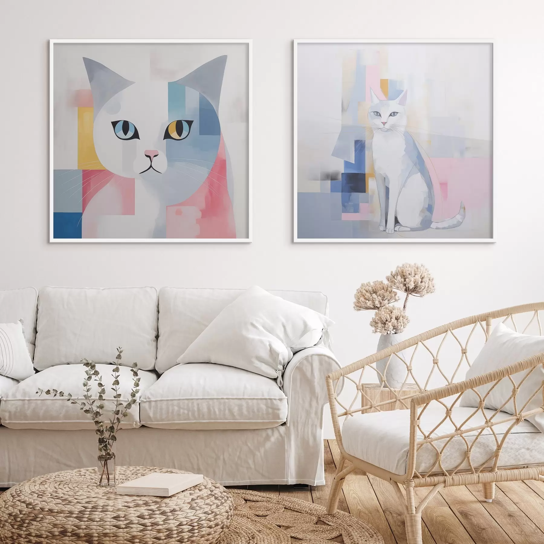 Papier peint Chat et harmonie d00592