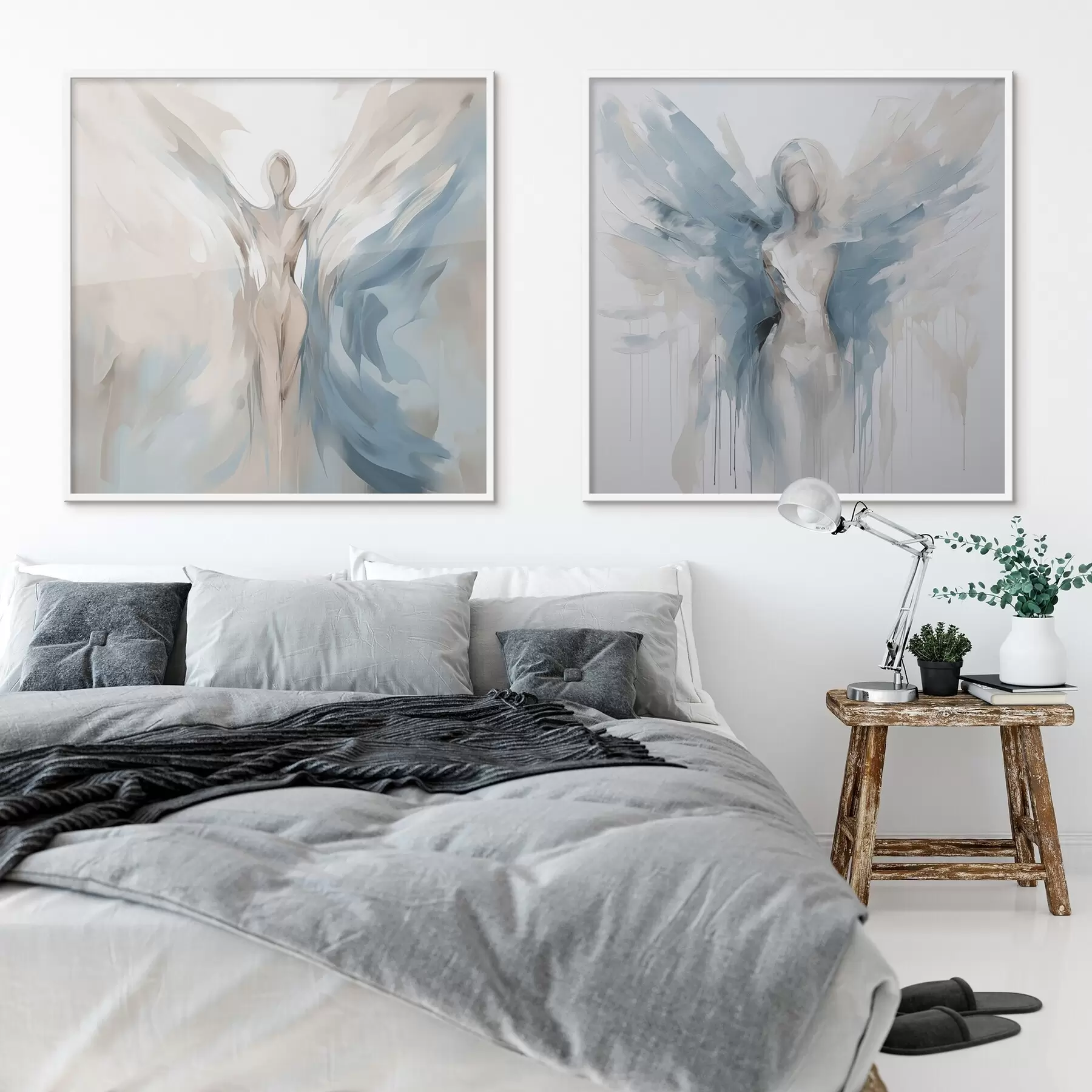 Papier peint Ange abstrait d00593