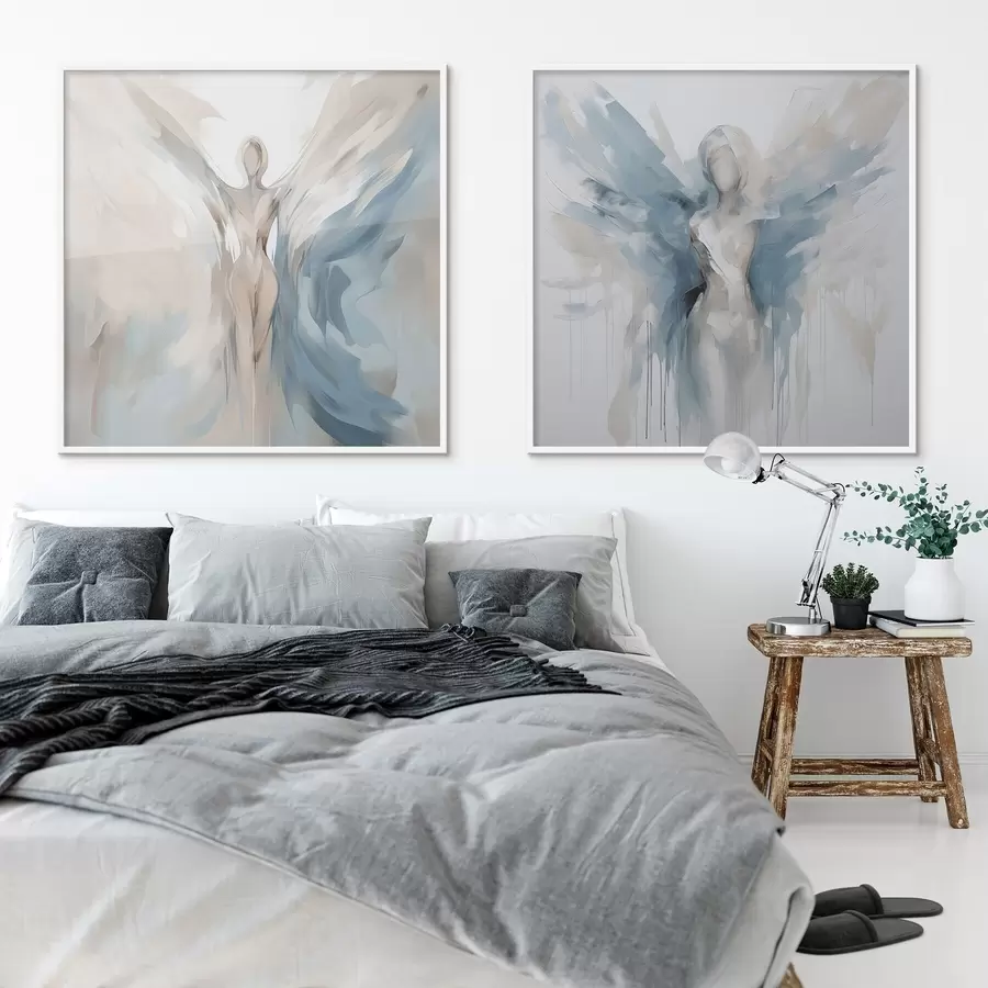 Papier peint Ange abstrait d00593