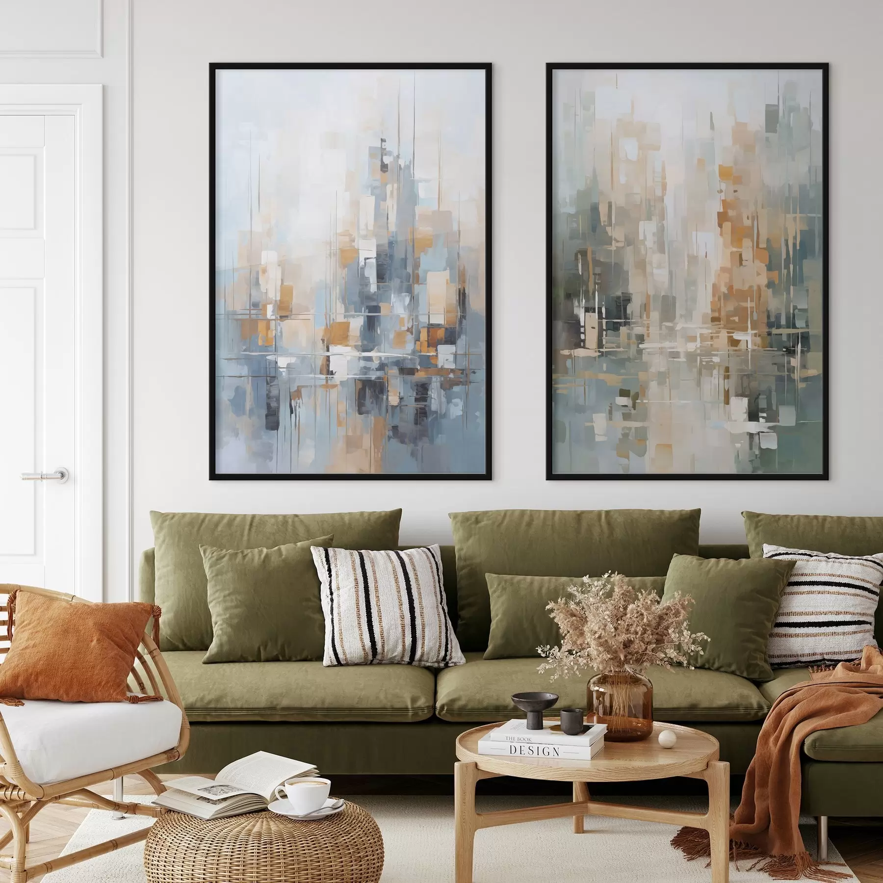 Papier peint Abstraction imitation de la peinture d00625